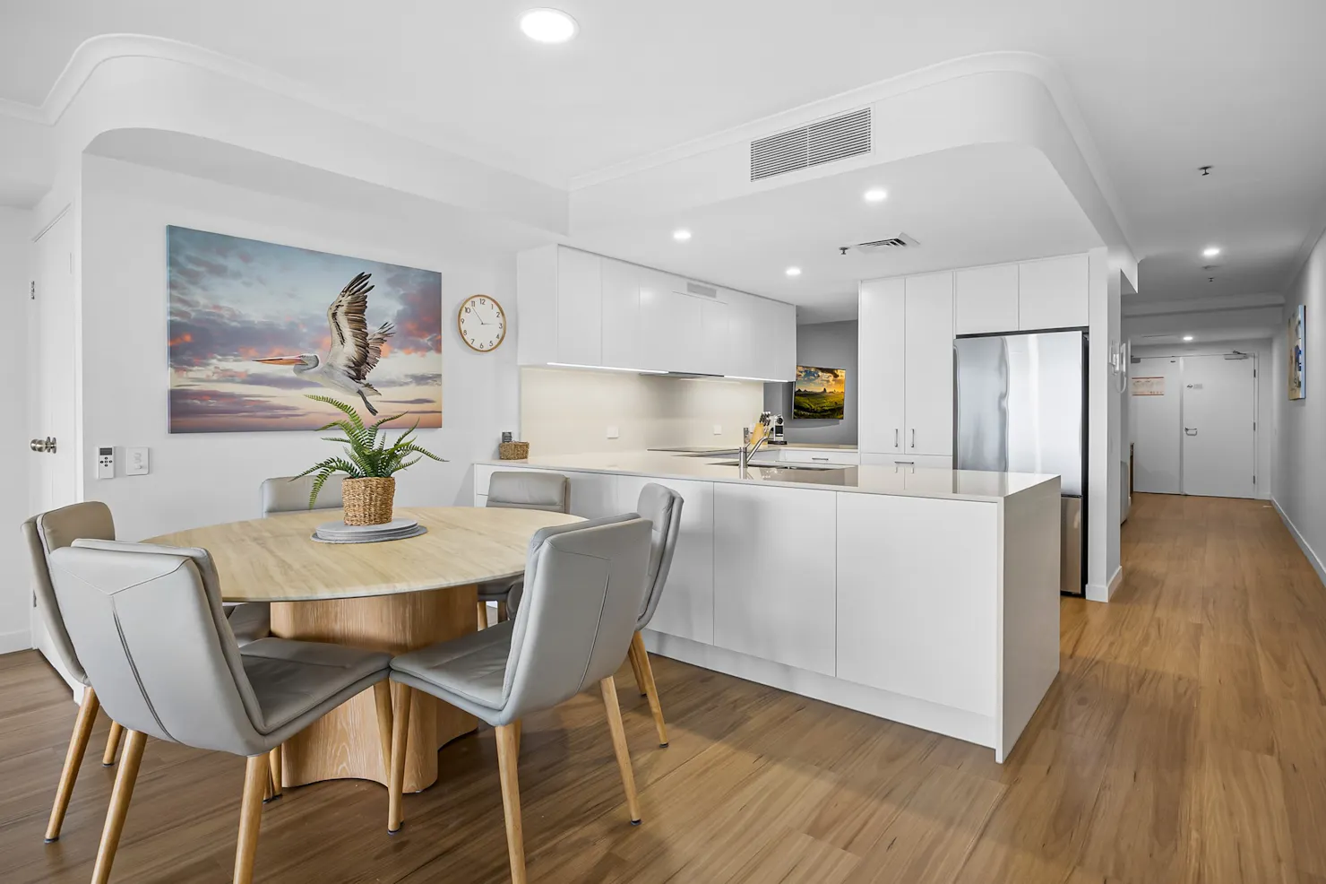 Dining space for Waterfront Escape Premium 2 Bedroom Apartment on Maroochy River