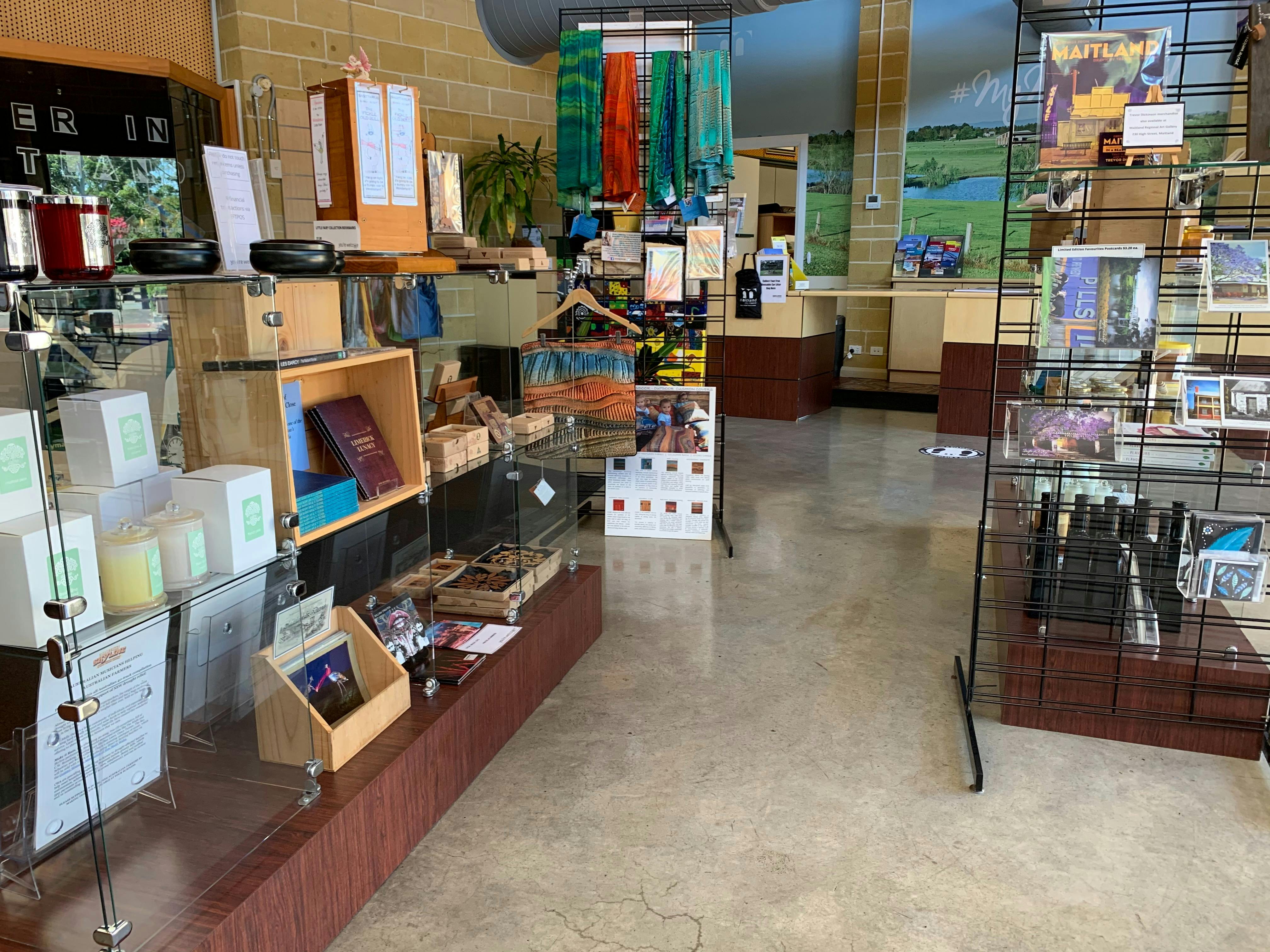 Retail section and front counter.