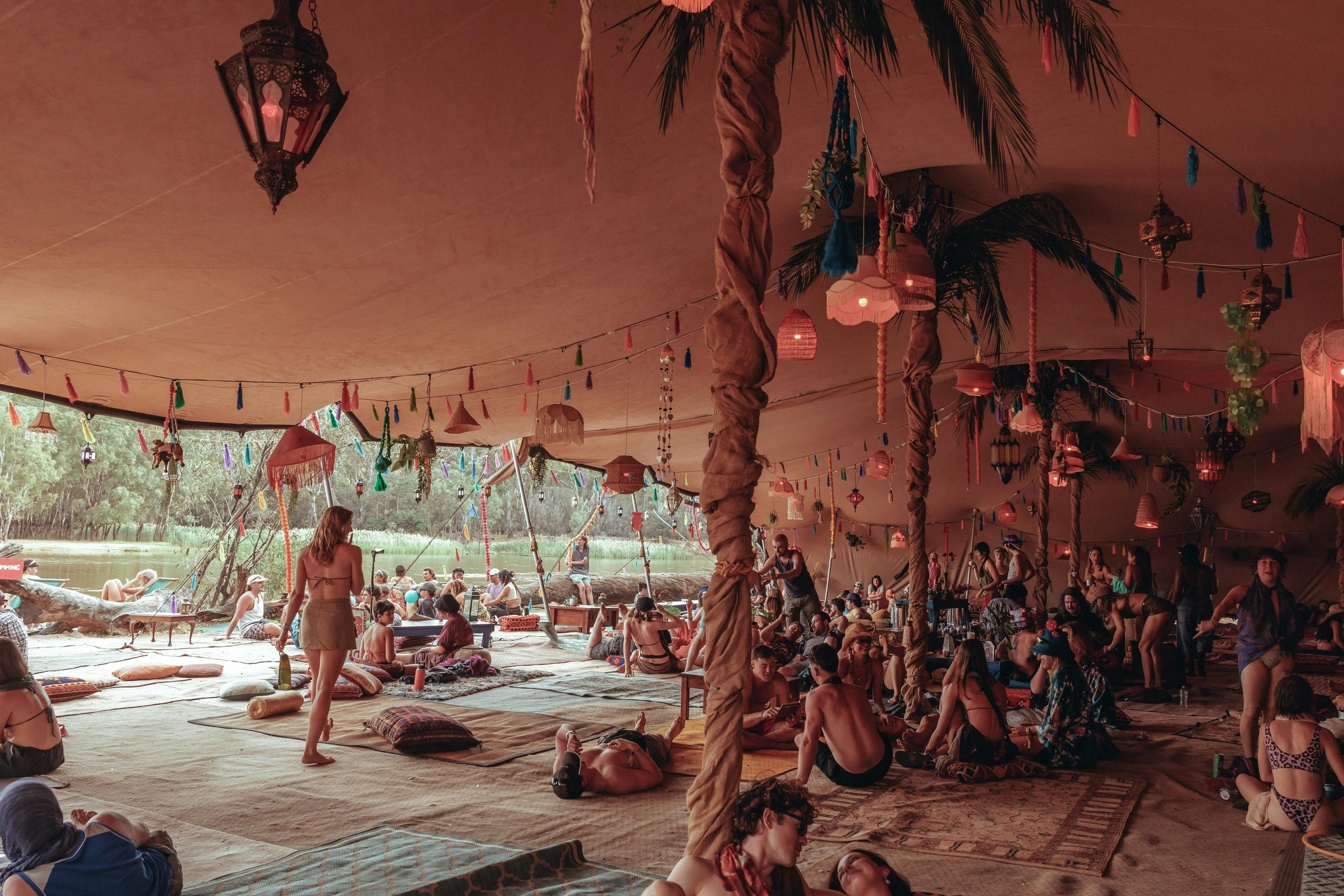 Middle Eastern Lounge area at Strawberry Fields