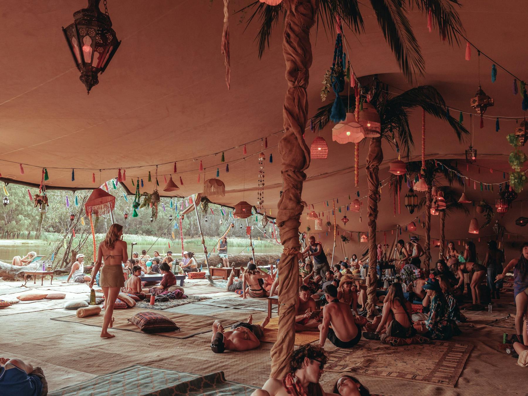 Middle Eastern Lounge area at Strawberry Fields
