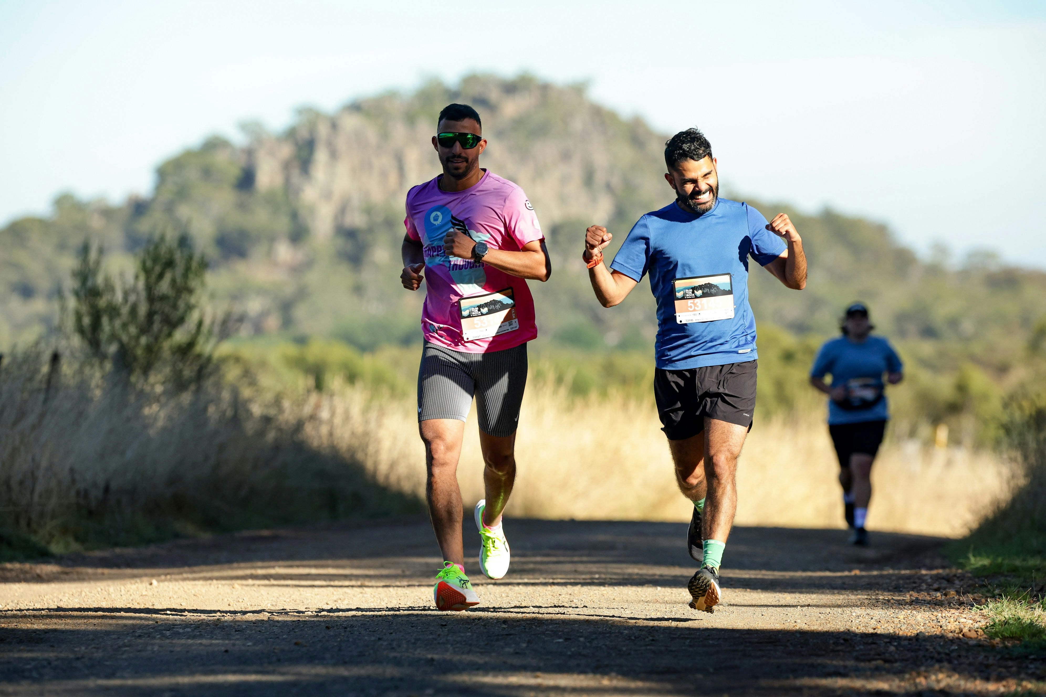 Participants running