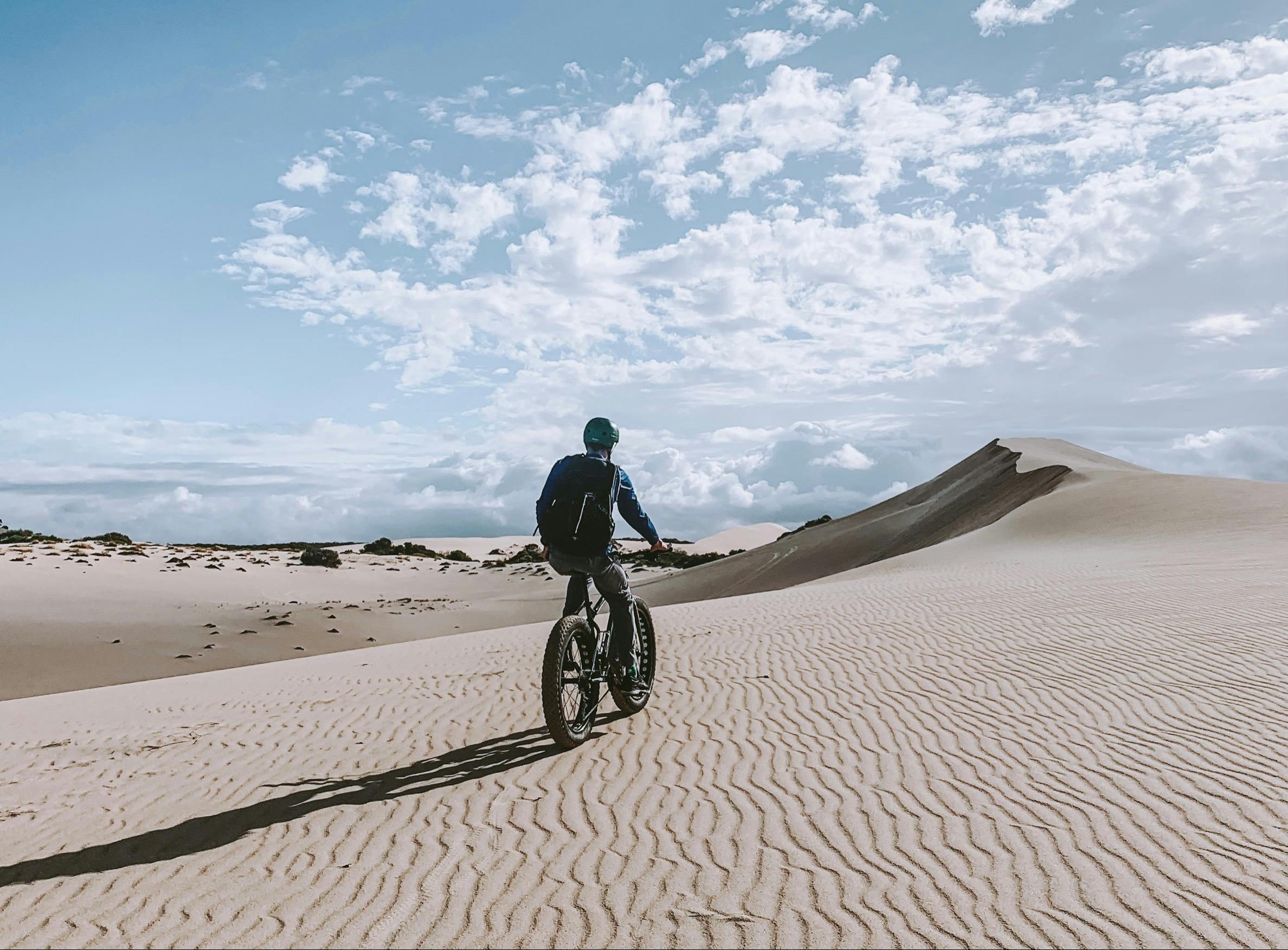 Riding dunes