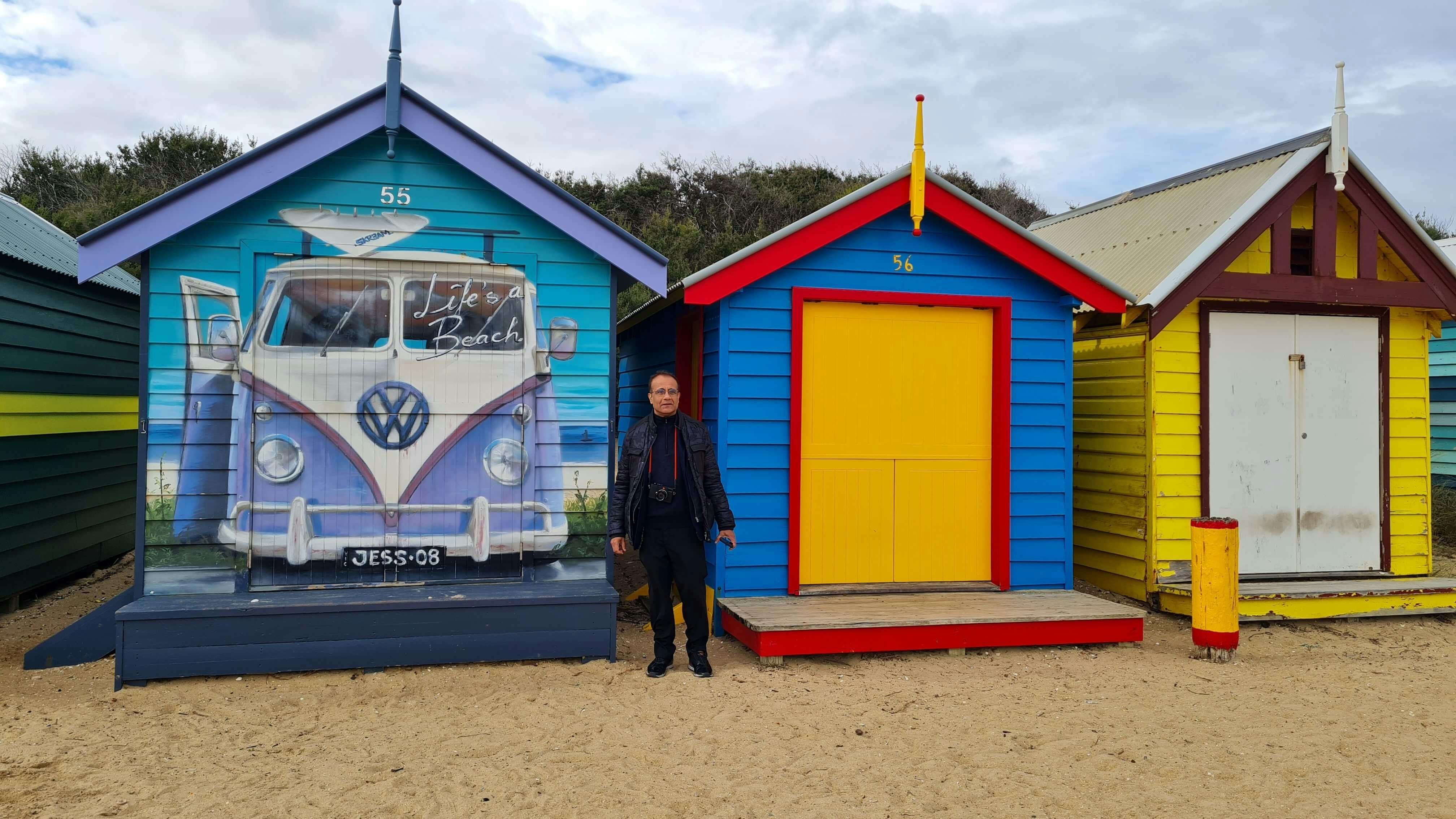 Brighton bathing boxes