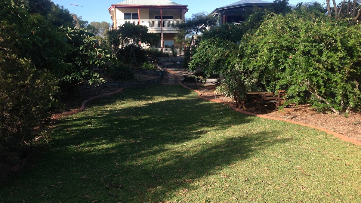 The back yard is yours to use and enjoy