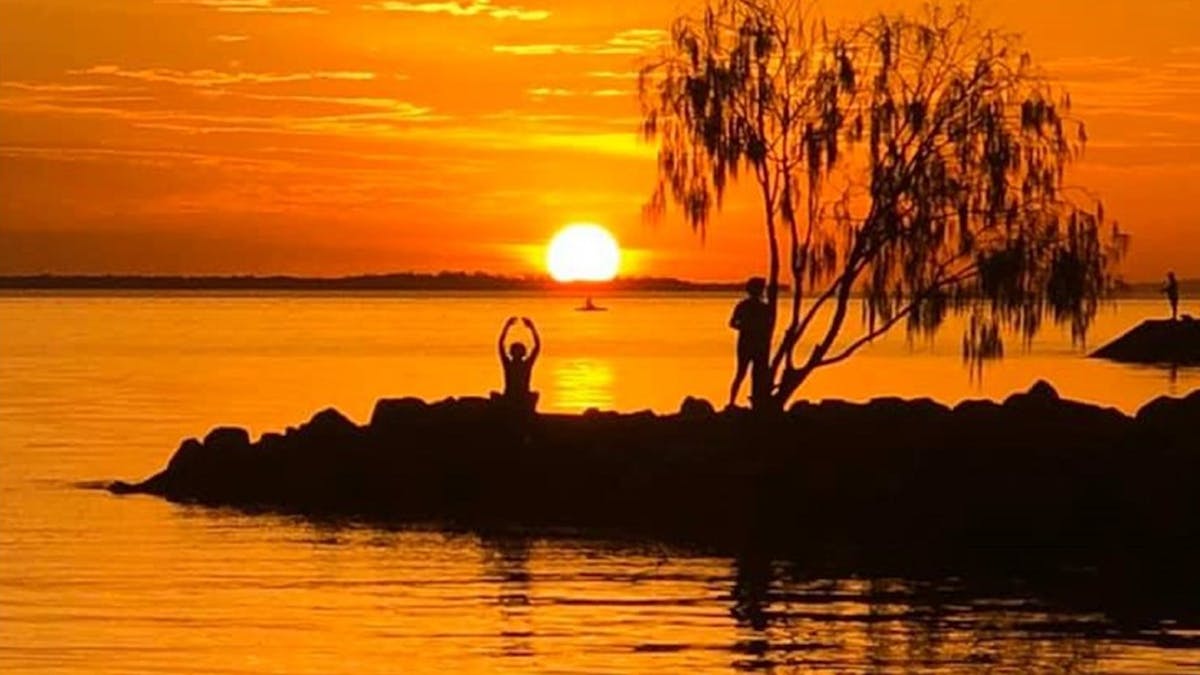 Sunrise over Moreton Bay
