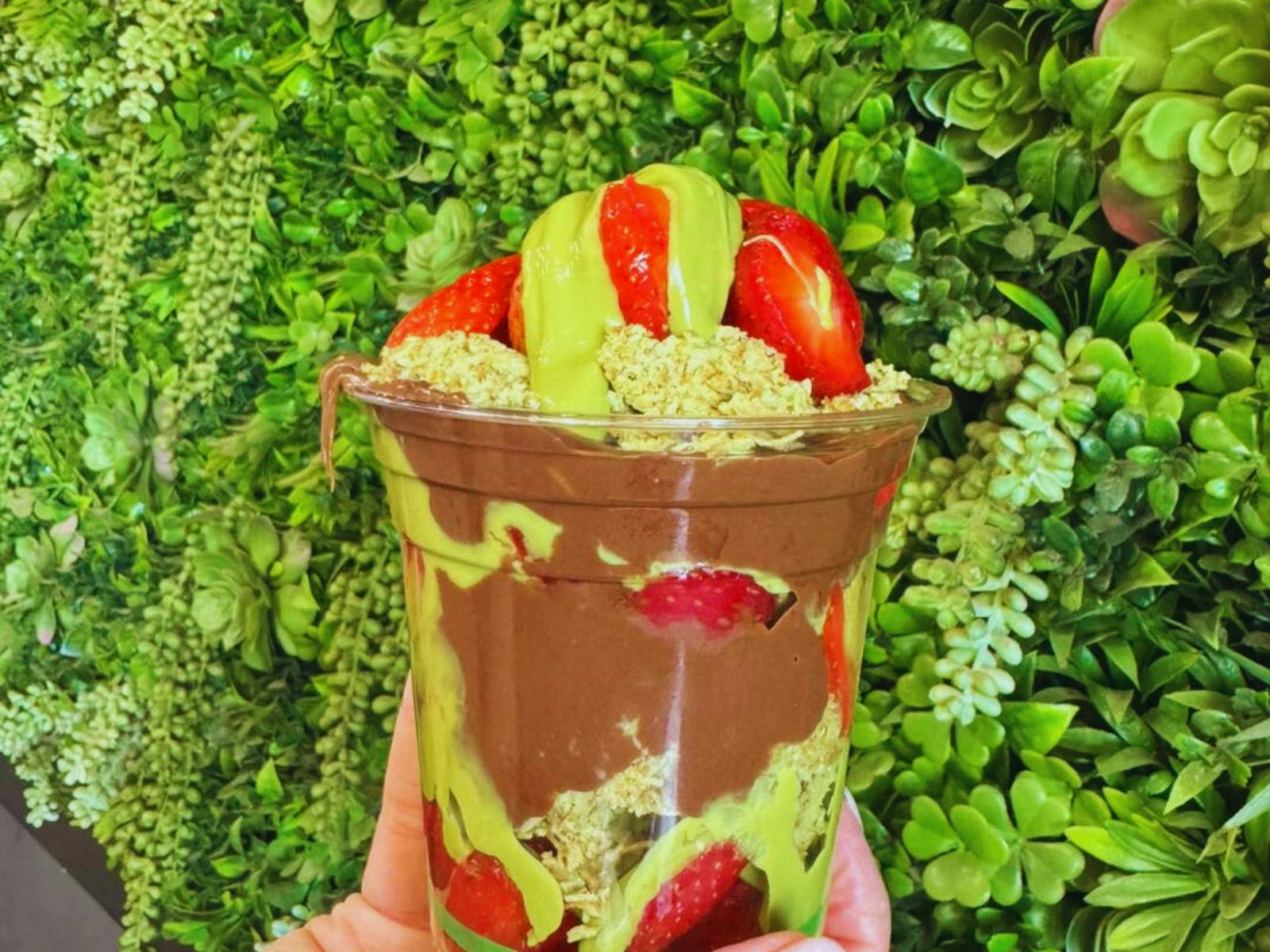 Deja Brew loaded matcha smoothie