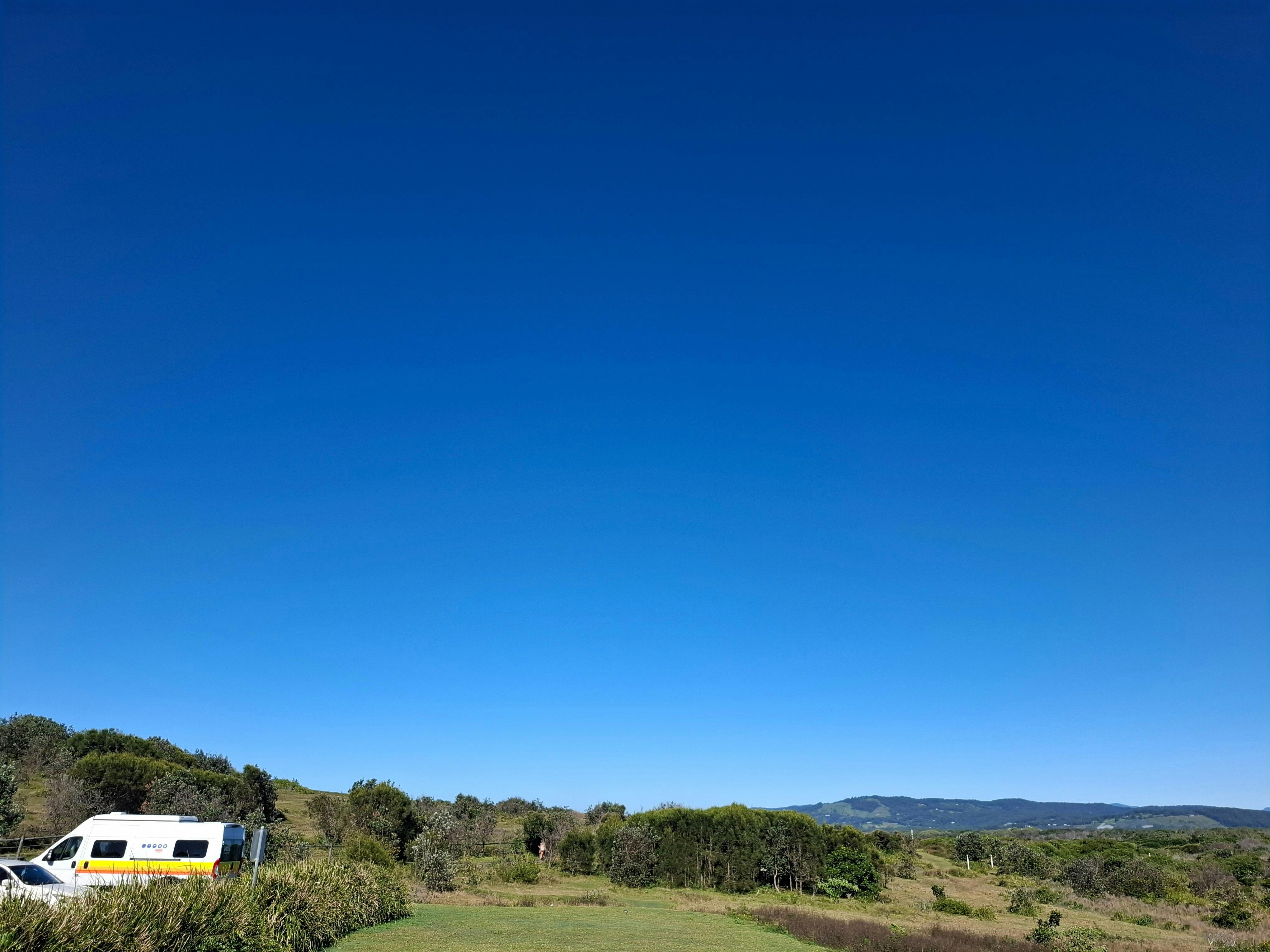 The south polar region from the observing site at Emerald Beach