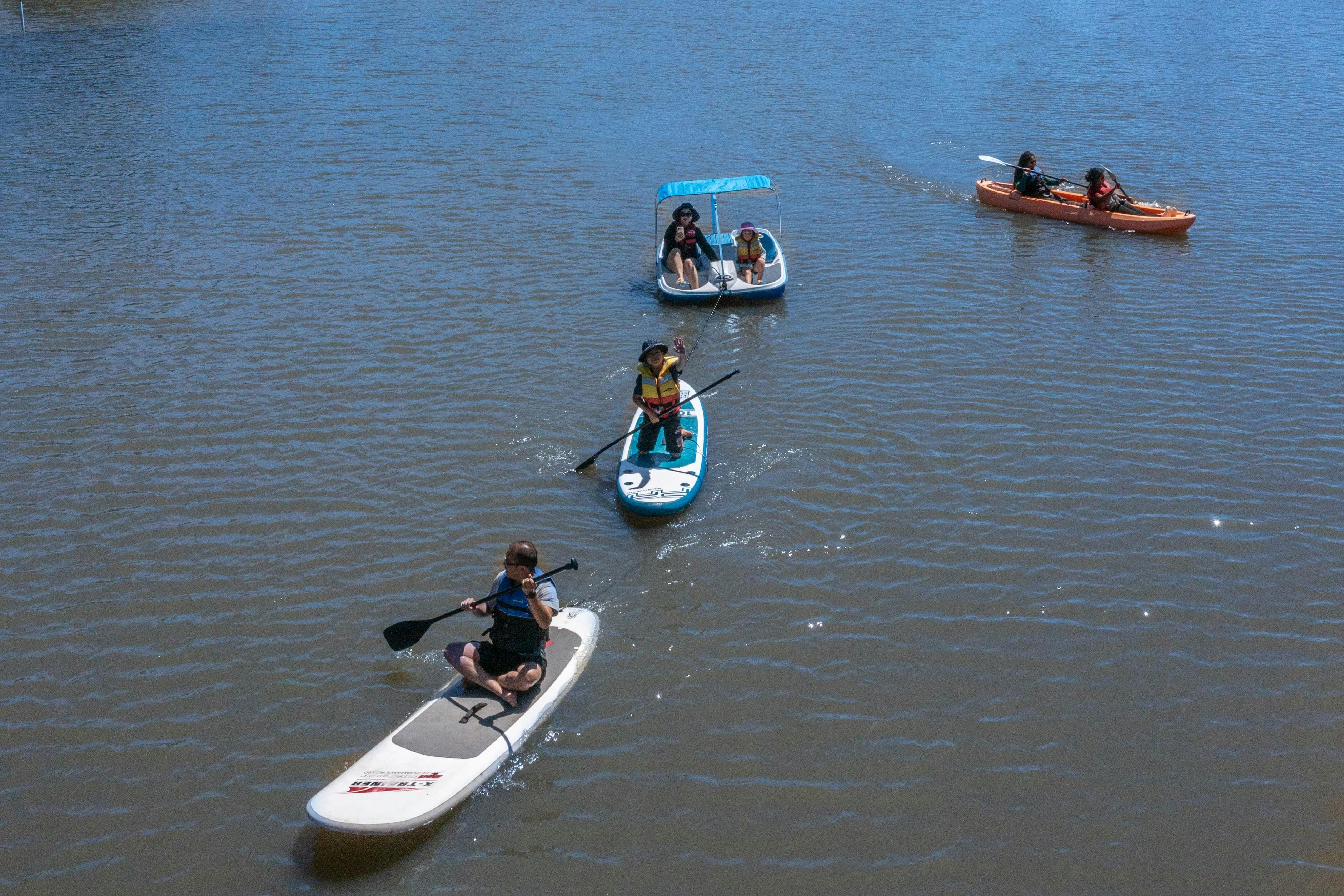 Paddling for fun