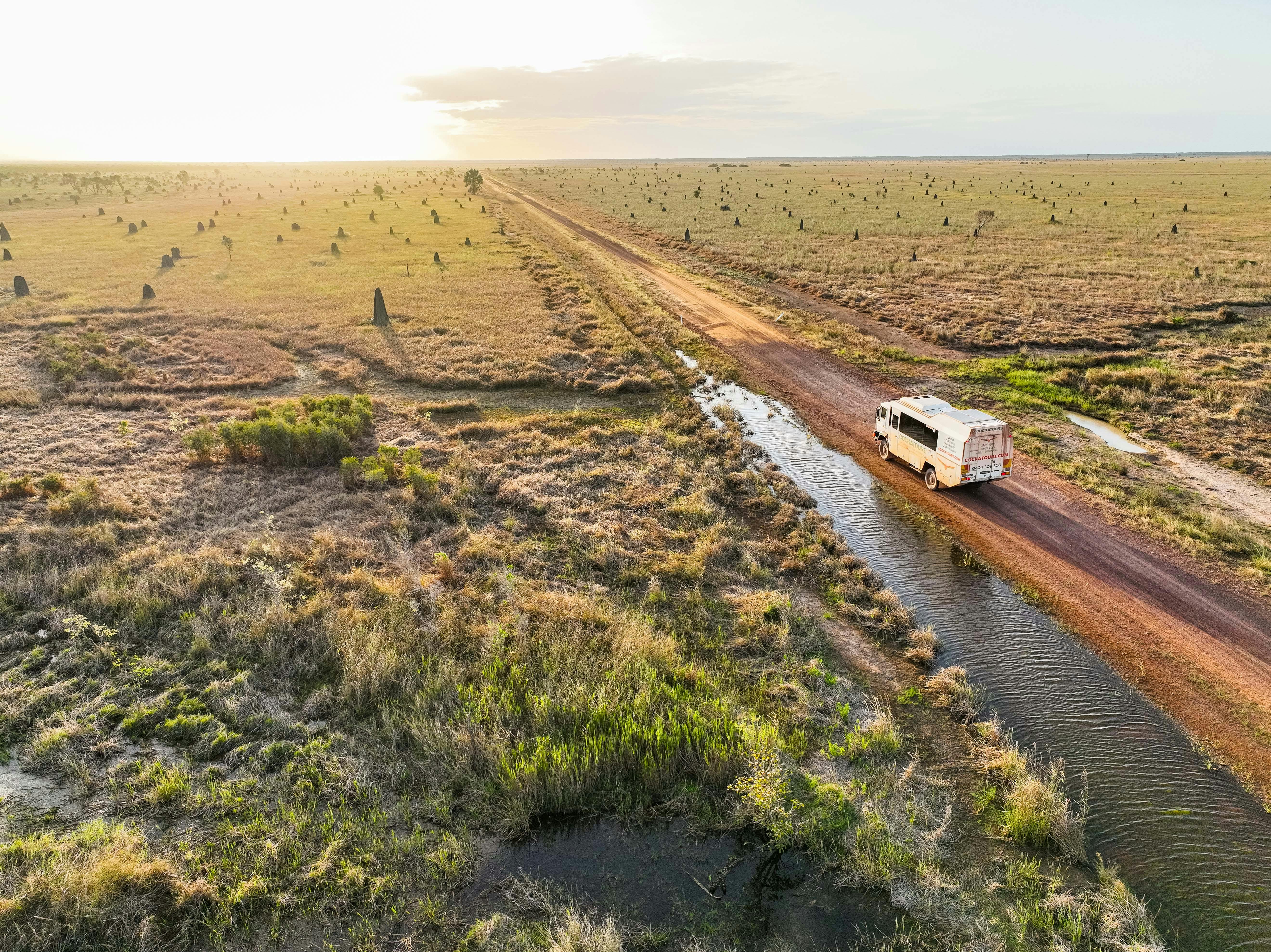 Sunsets. Always driving into sunsets, for that magical golden hour!