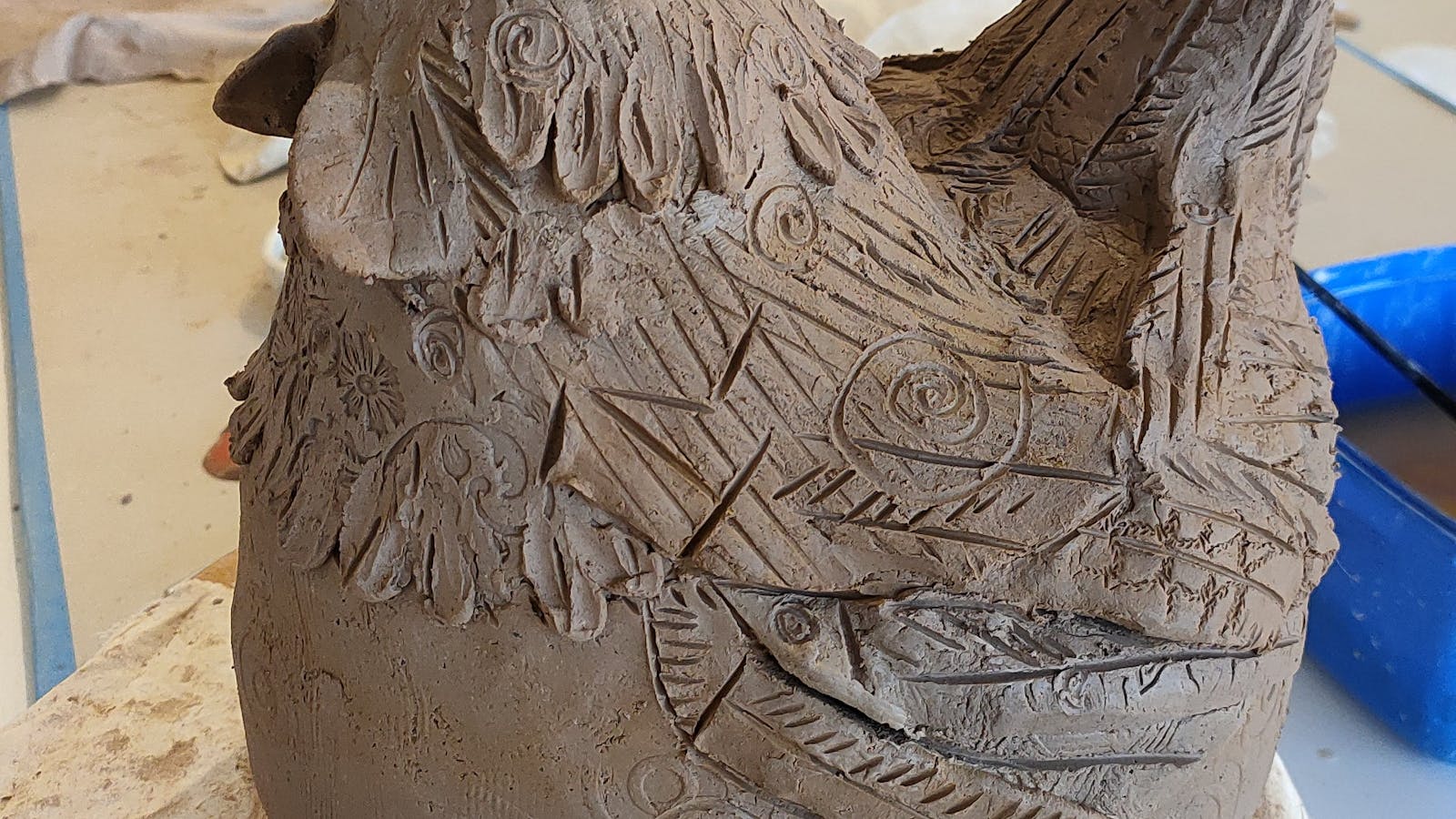 Chook sculpture