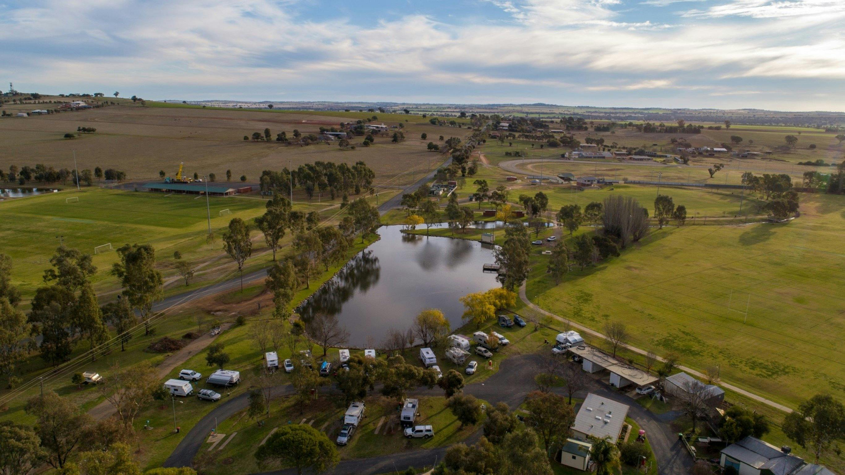 View over the Junee Tourist Park