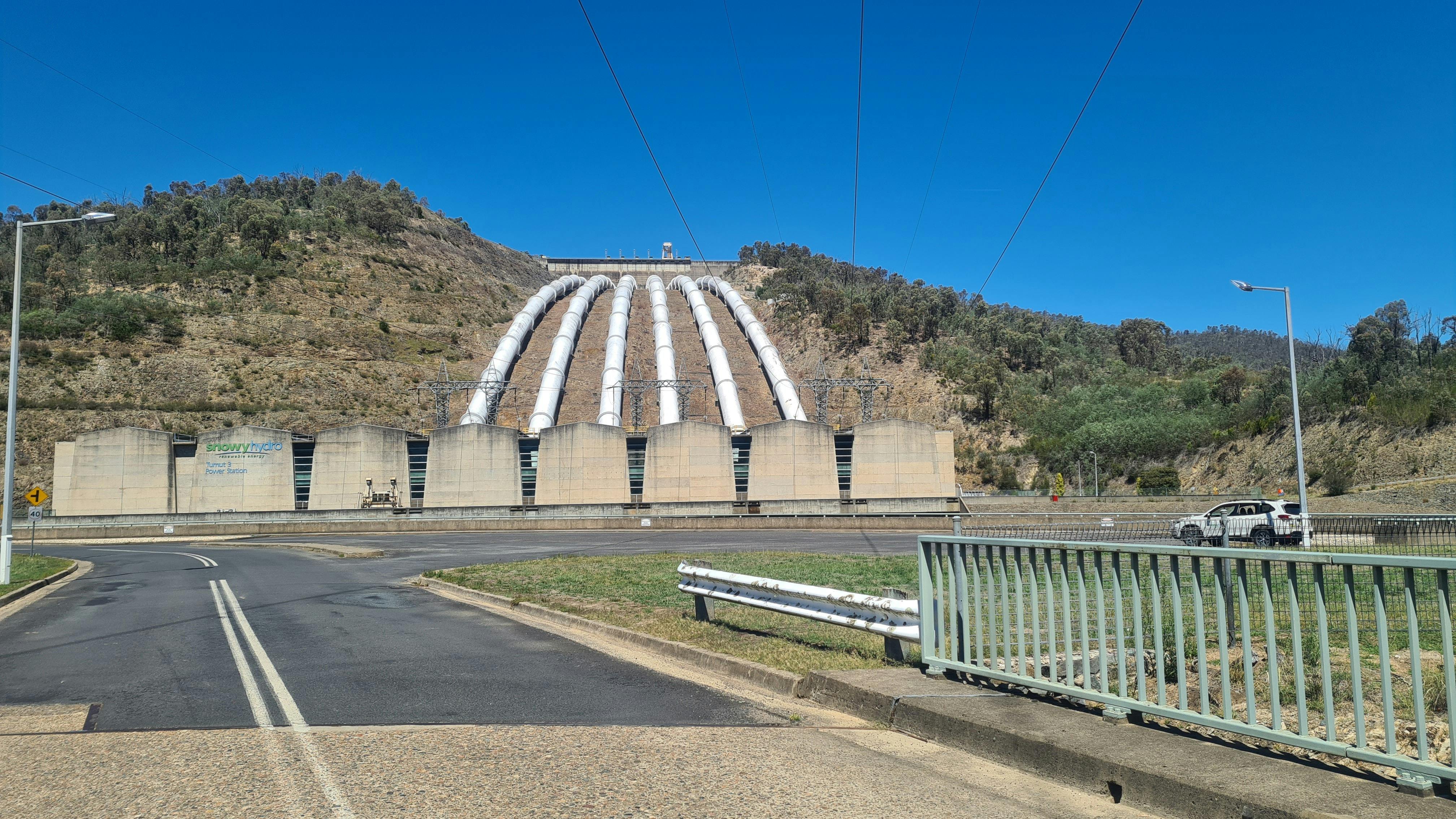 발전소를 바라볼 수 있는 전망 구역