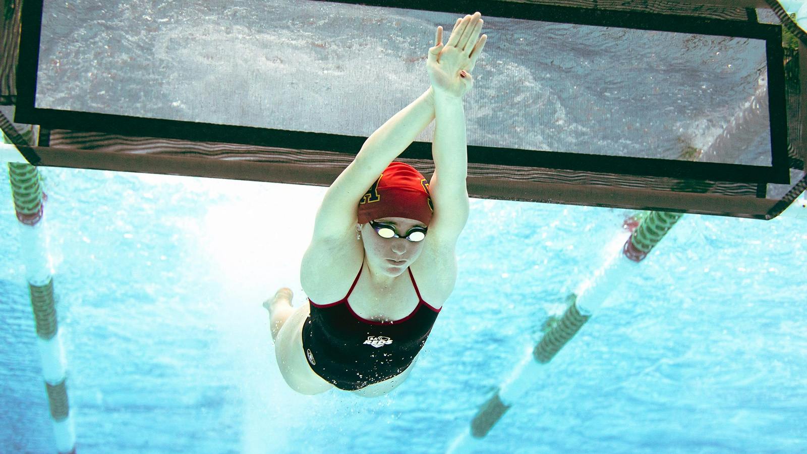 Competitors at the Australian Pool Rescue Championships also represent their states