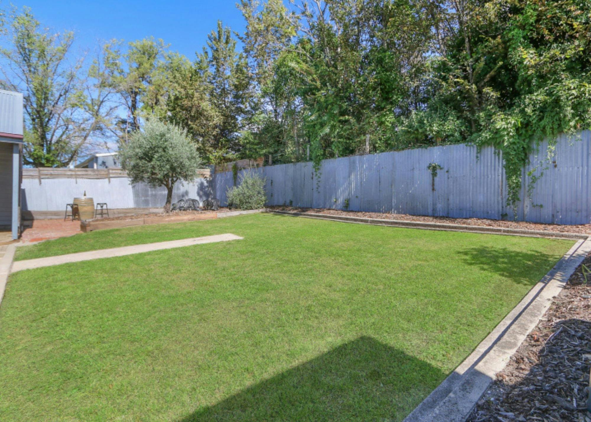 grass yard area