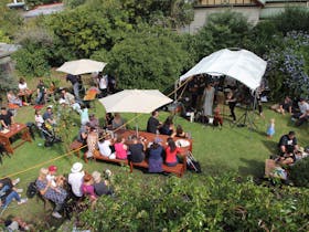 The Wishart Gallery Beer Garden with live tunes