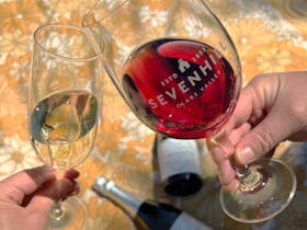 Sunday October Long Weekend - Daisy Burger, Brianna Rose Music + the Vino Van at Sevenhill Cellars!