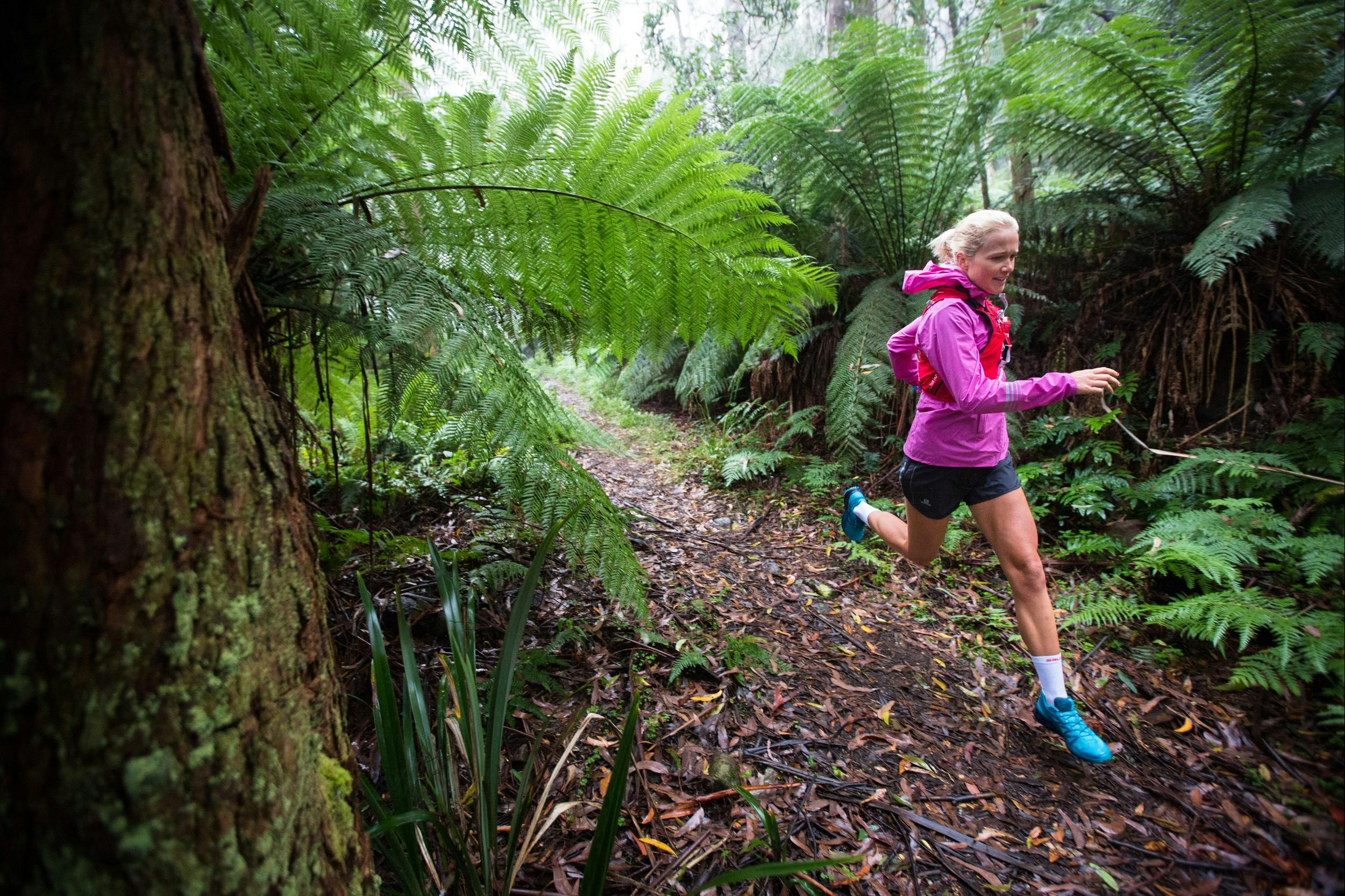 Singletrack running along the Donna Double trail, a highlight of the Warburton Trail fest