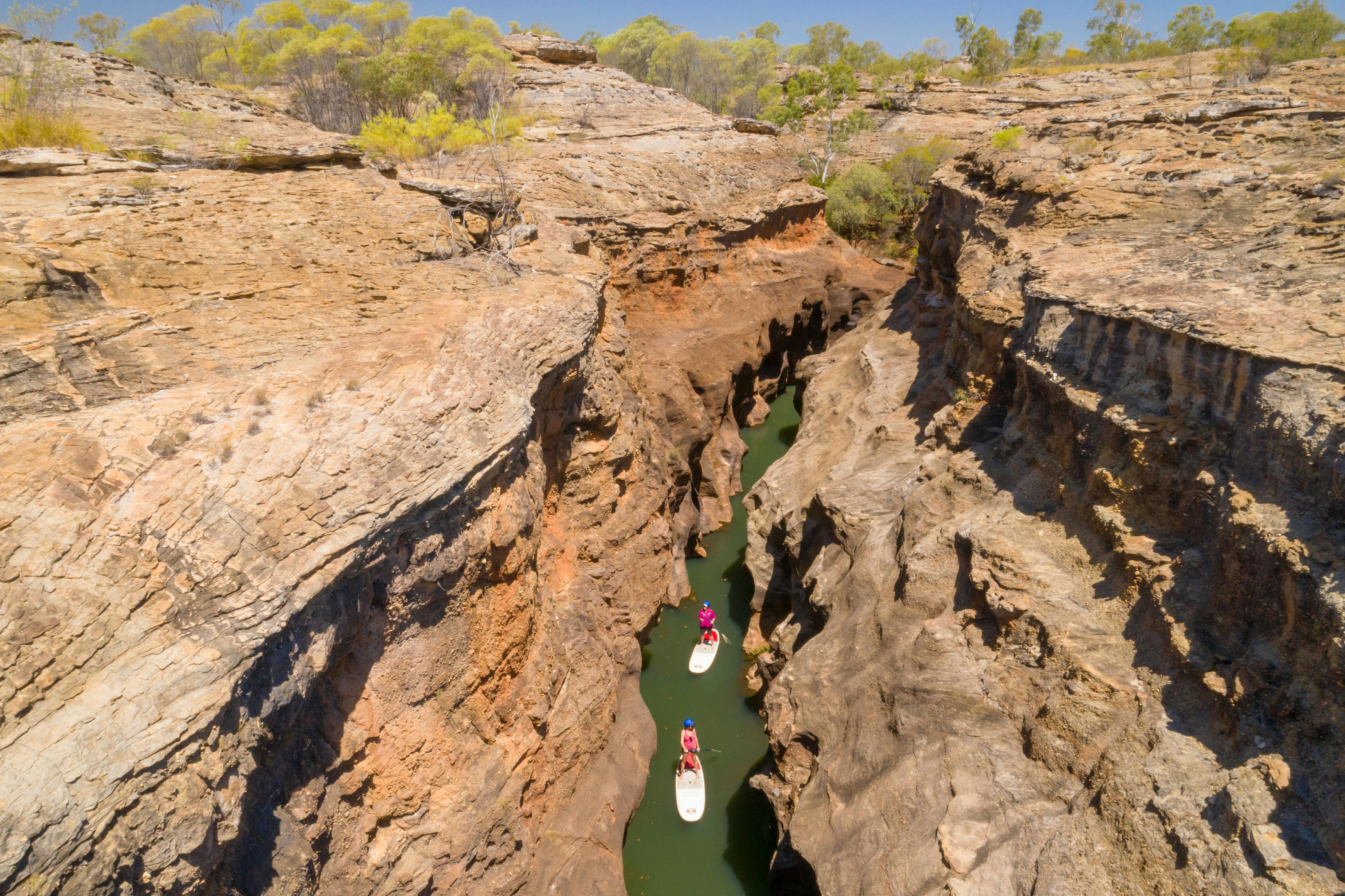 SUP in Cobbold Gorge