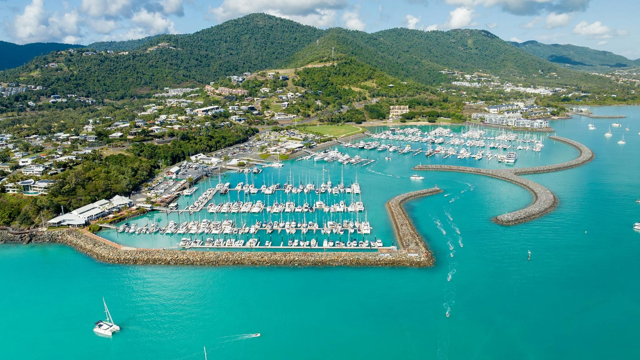 Coral Sea Marina aerial photo Coral Sea Marina aerial photo