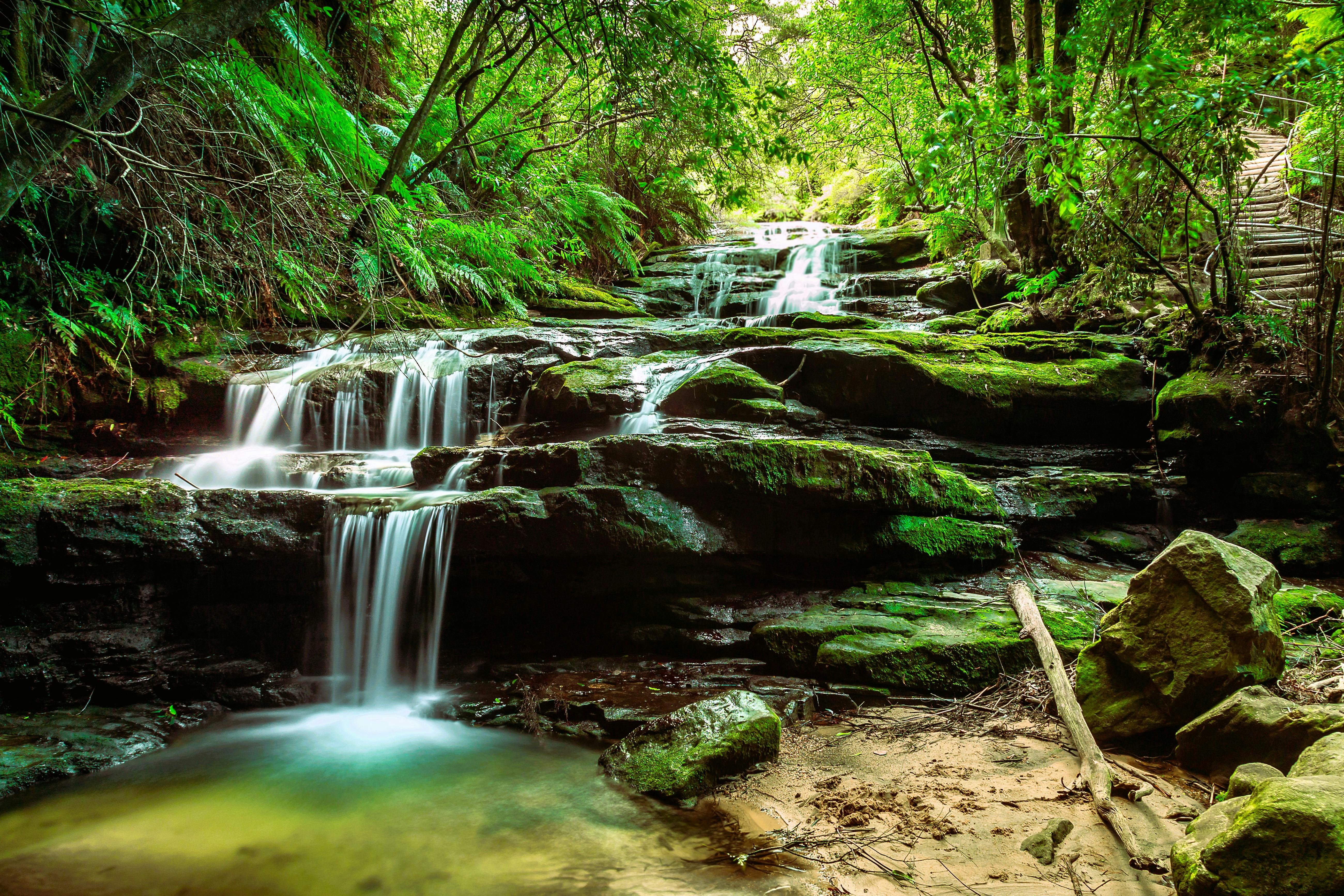 Waterflow at Leura Cascades