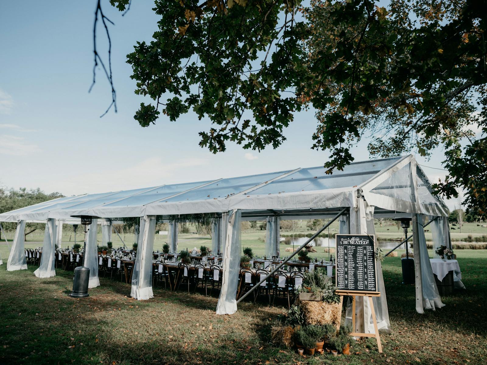 Marquee at Willow Farm
