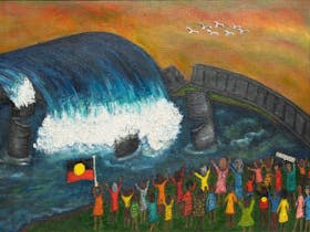 Sandra Saunders, Ngarrindjeri/Boandik people, South Australia, born Millicent, South Australia 1947