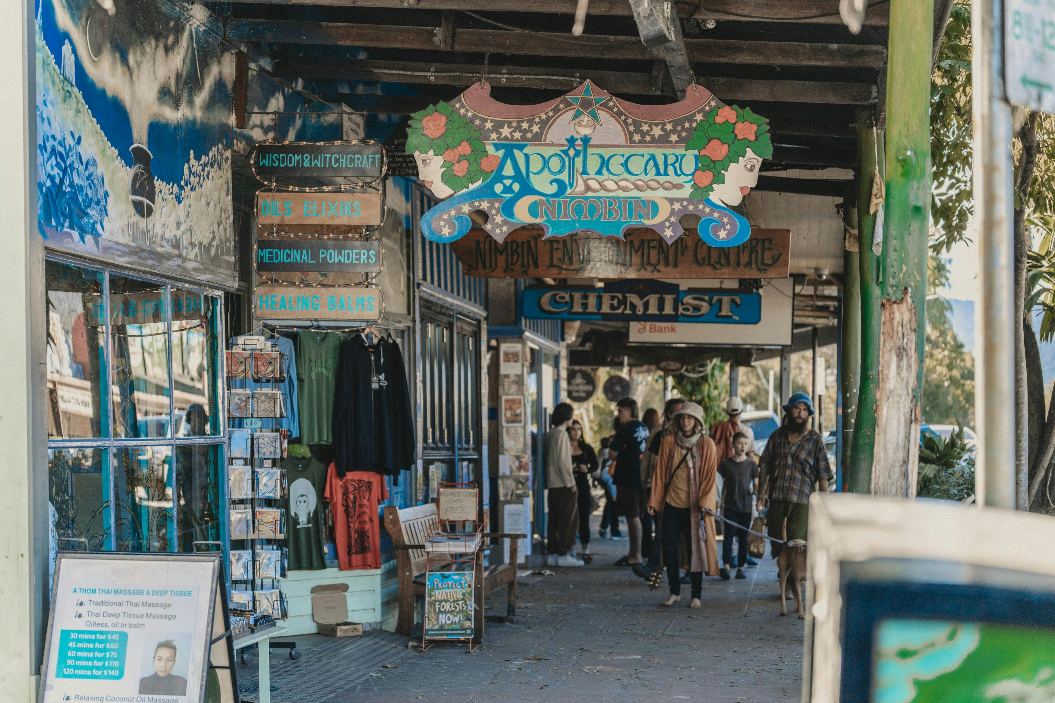 Nimbin Main Street