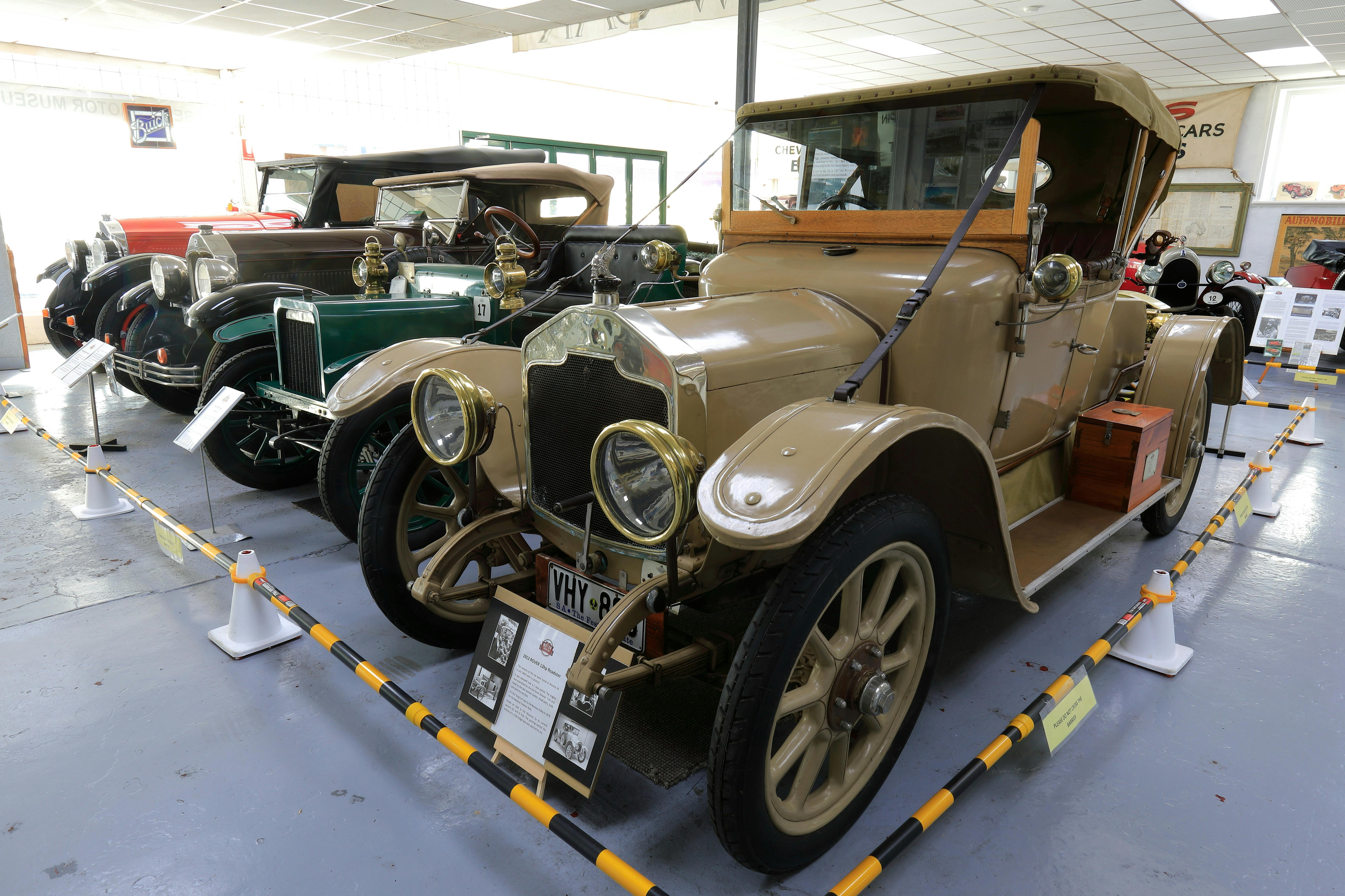 Front of Museum dedicated to Vintage cars