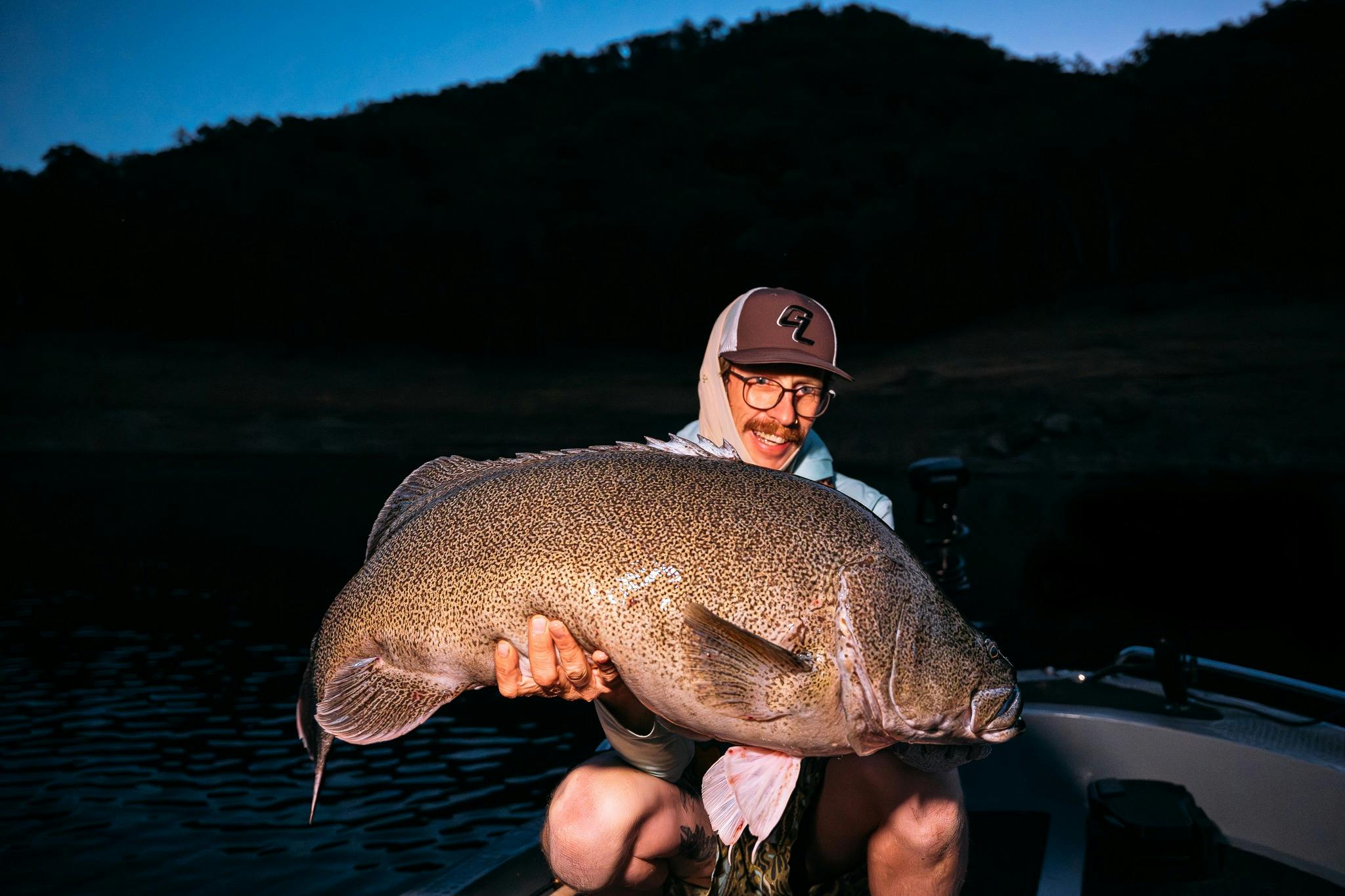 Join Snowy Valleys Fly Fishing in chasing the largest Murray Cod in Australia  on lure and fly