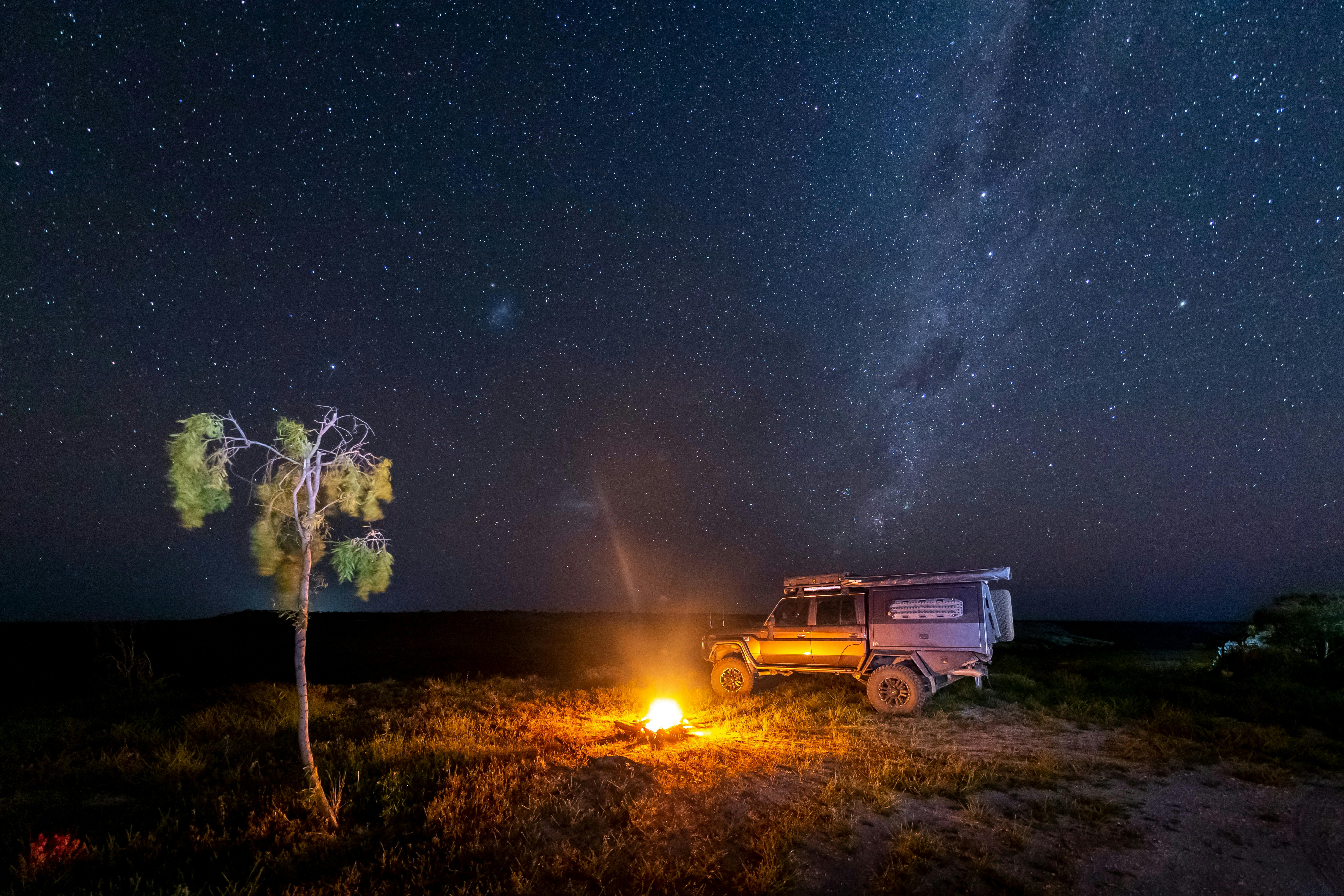 Campfire under the Stars
