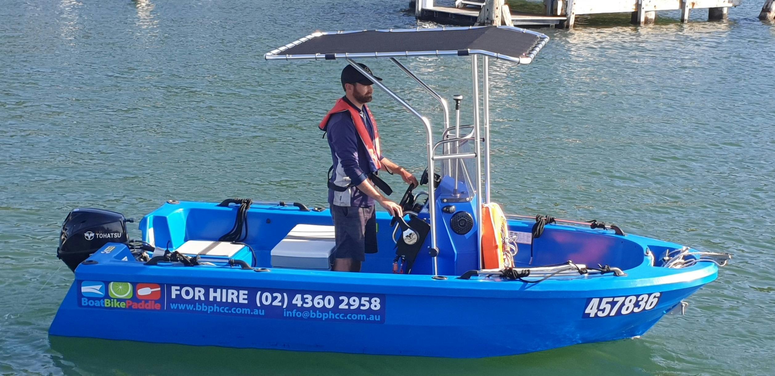 T Top Fisherman Small Boat