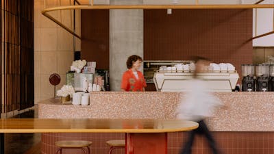 staff member at Redbrick Coffee City