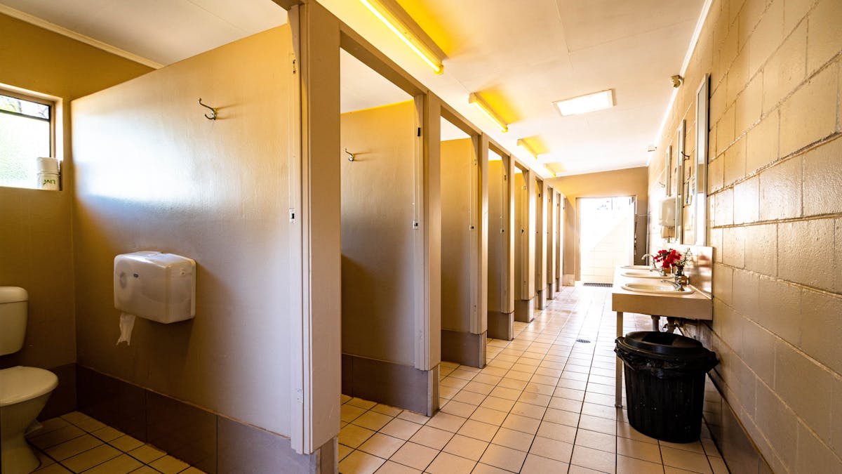 Lots of amenities and hot showers