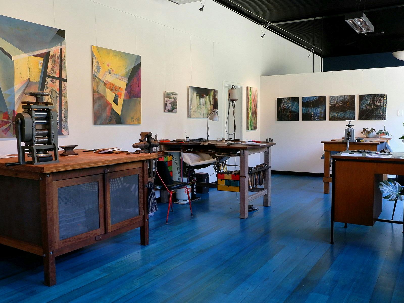 The jewellery workshop at oneofftwo STUDIOS
