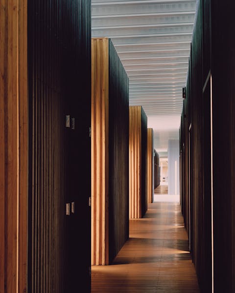 A hallway.