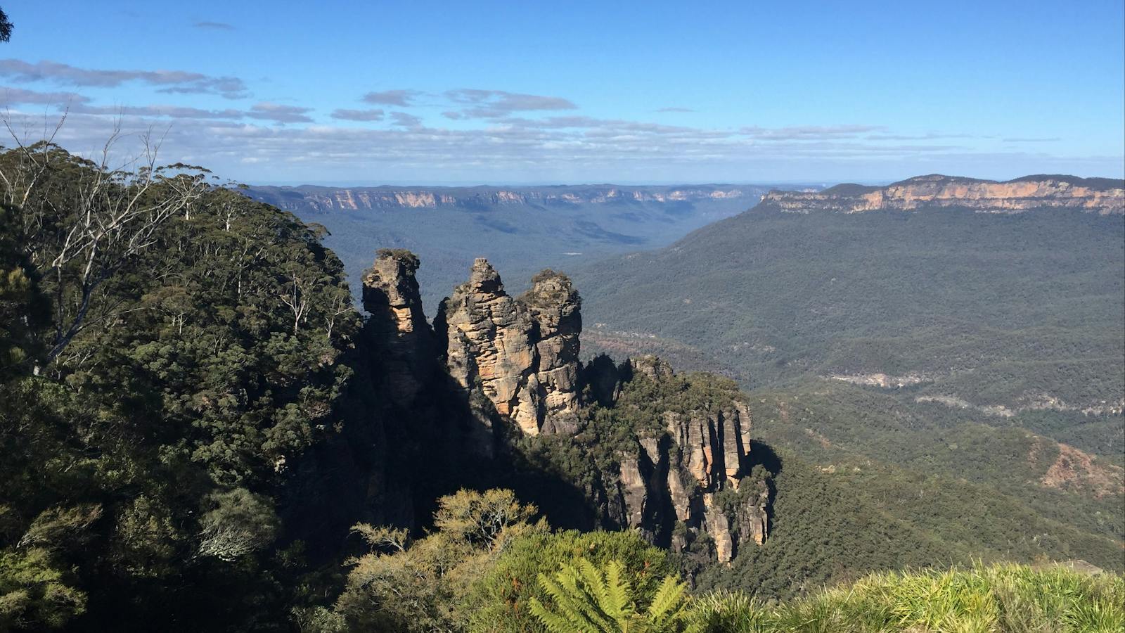 View of the Three Sisters on Blue Mountains trip