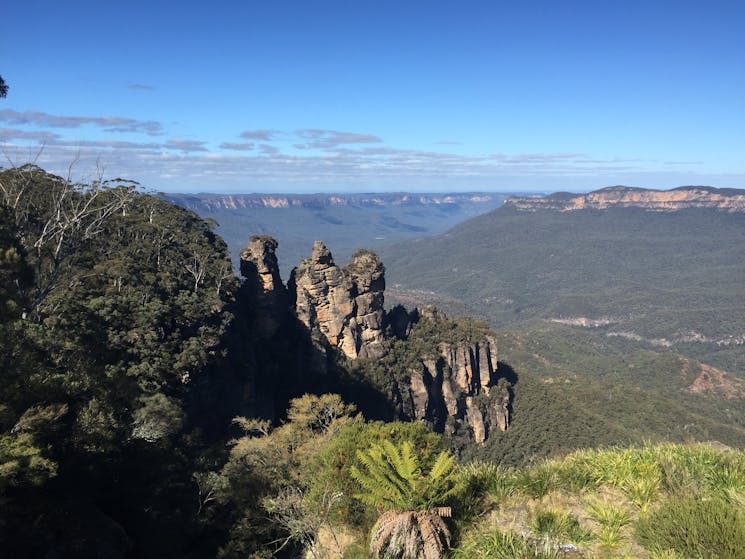 View of the Three Sisters on Blue Mountains trip