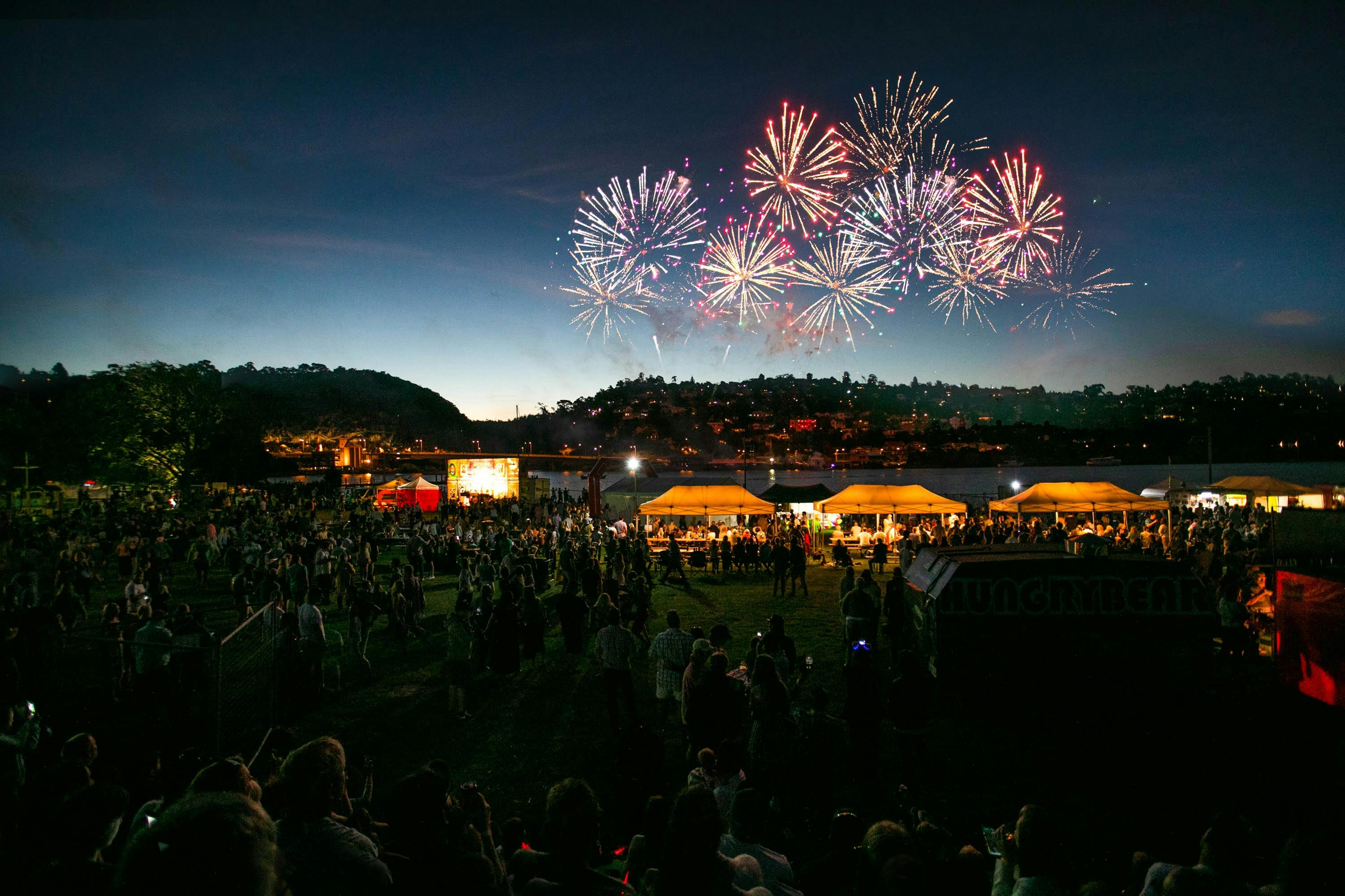 Front row seats for New Year's Eve Firework