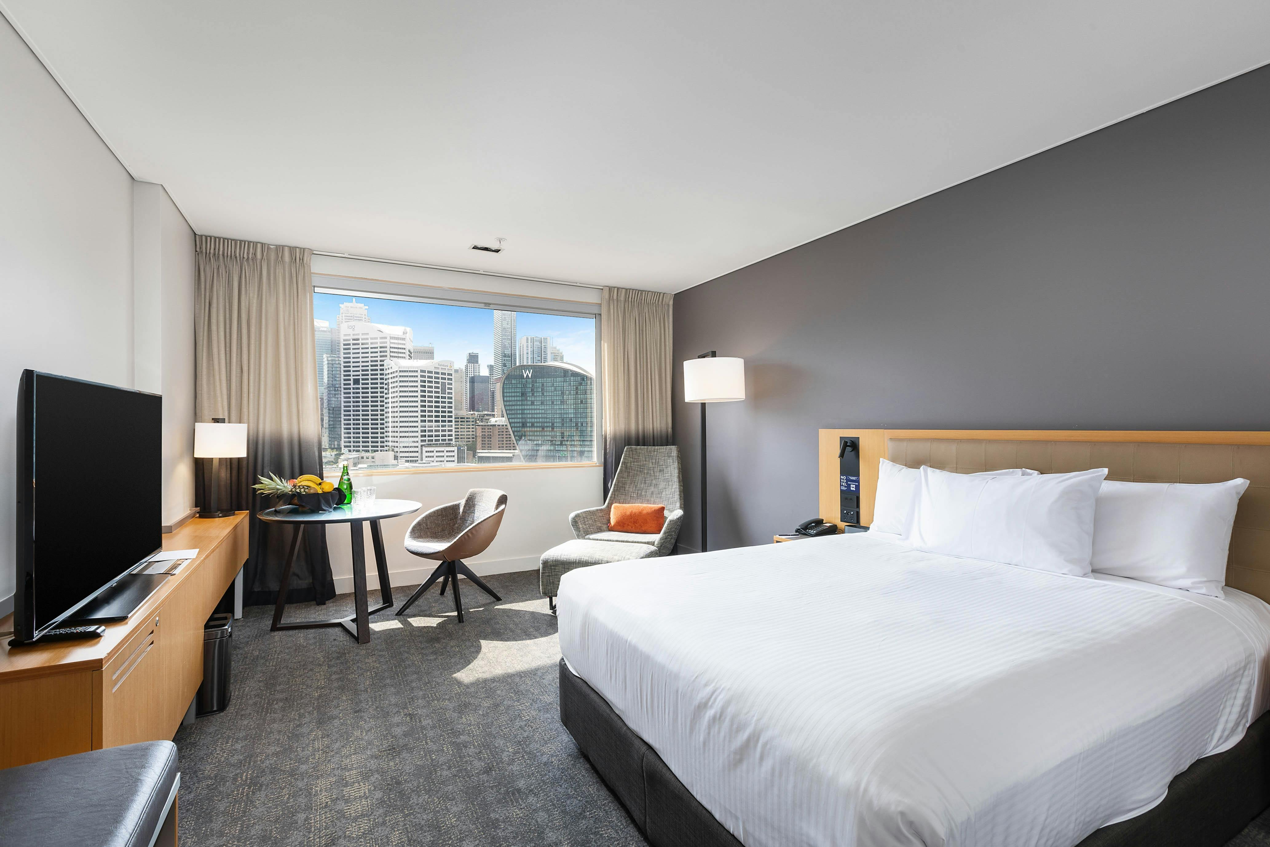 エグゼクティブ ハーバービュールーム、クイーンベッド1台