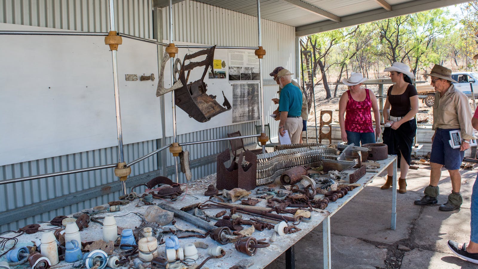 World War II Tour at Pell Airstrip