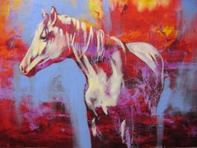 Horse Artwork by Kathy Ellem at Mitchell on Maranoa Art Gallery
