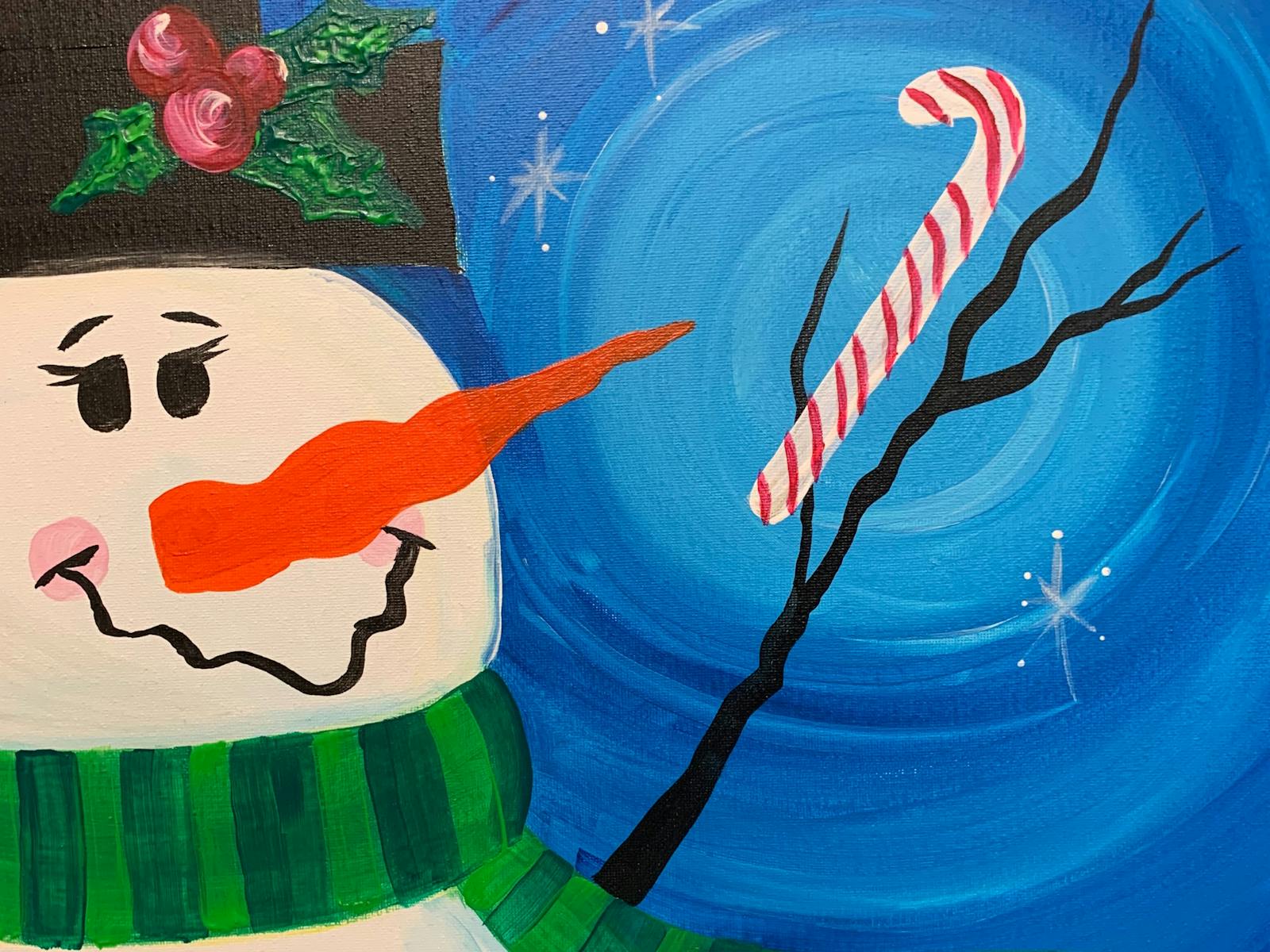 Image for Kids Paint Party - Sloshy the Snowman Bendigo