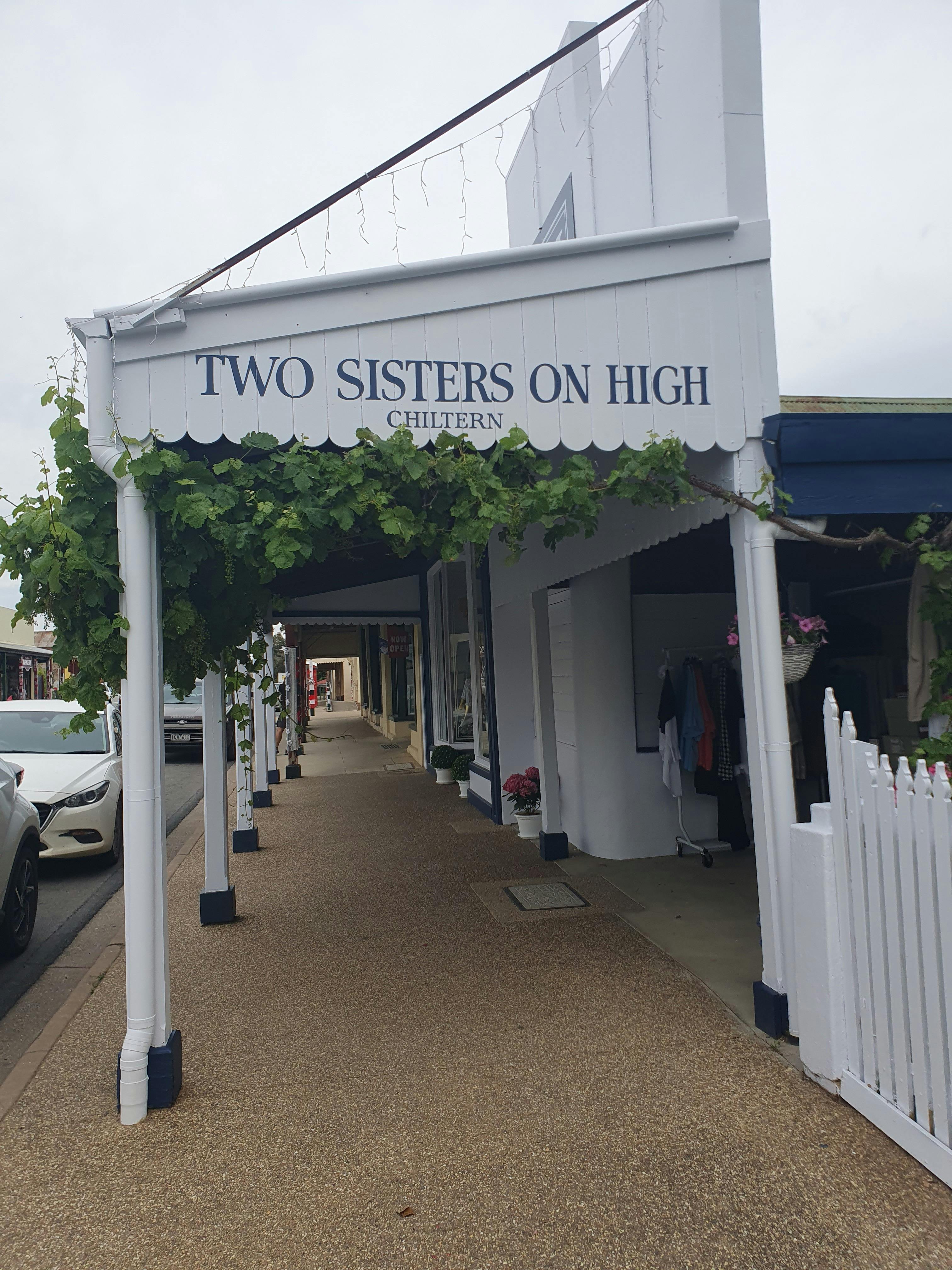 Two Sisters on High