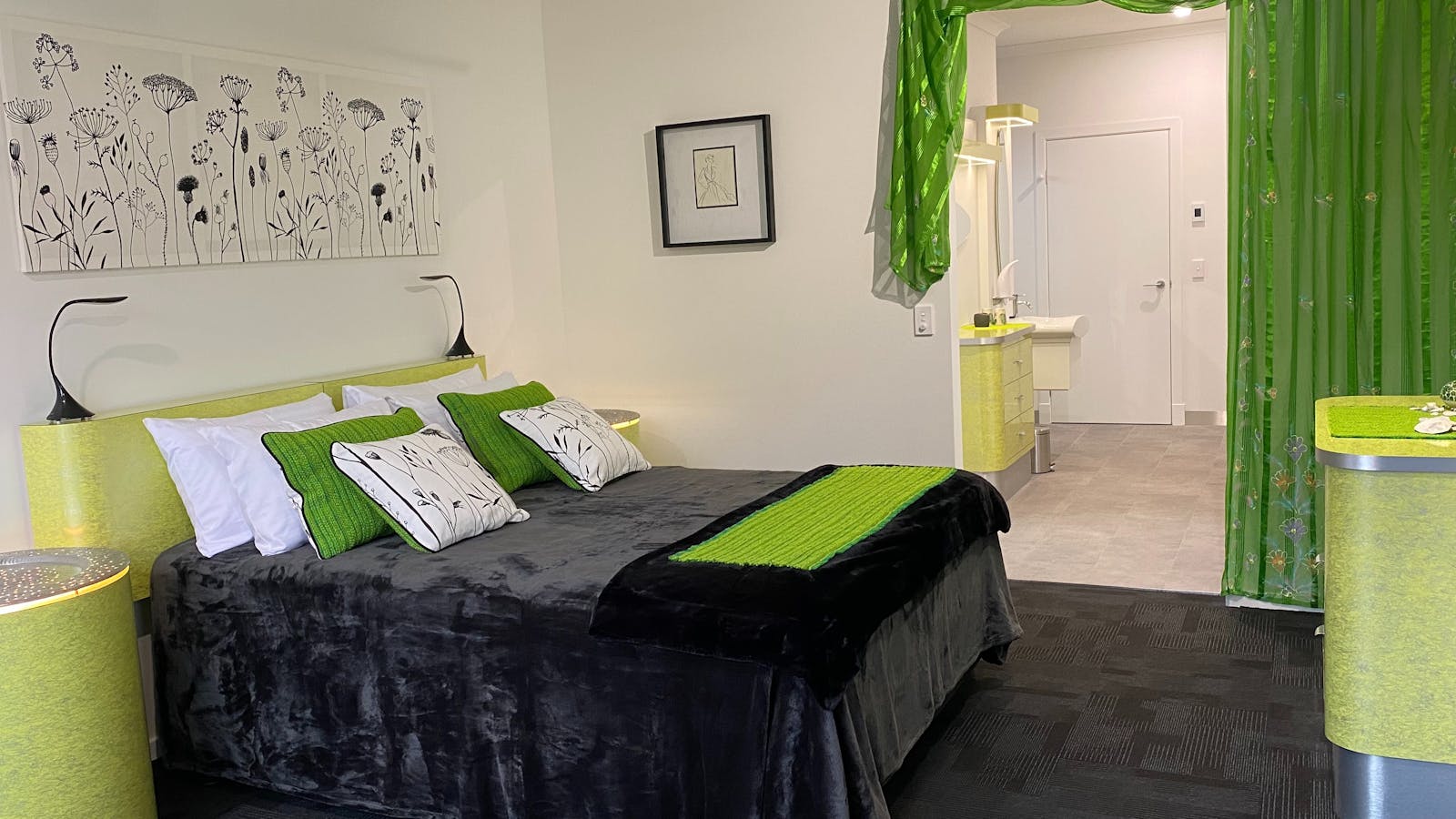 Spacious bedrooms