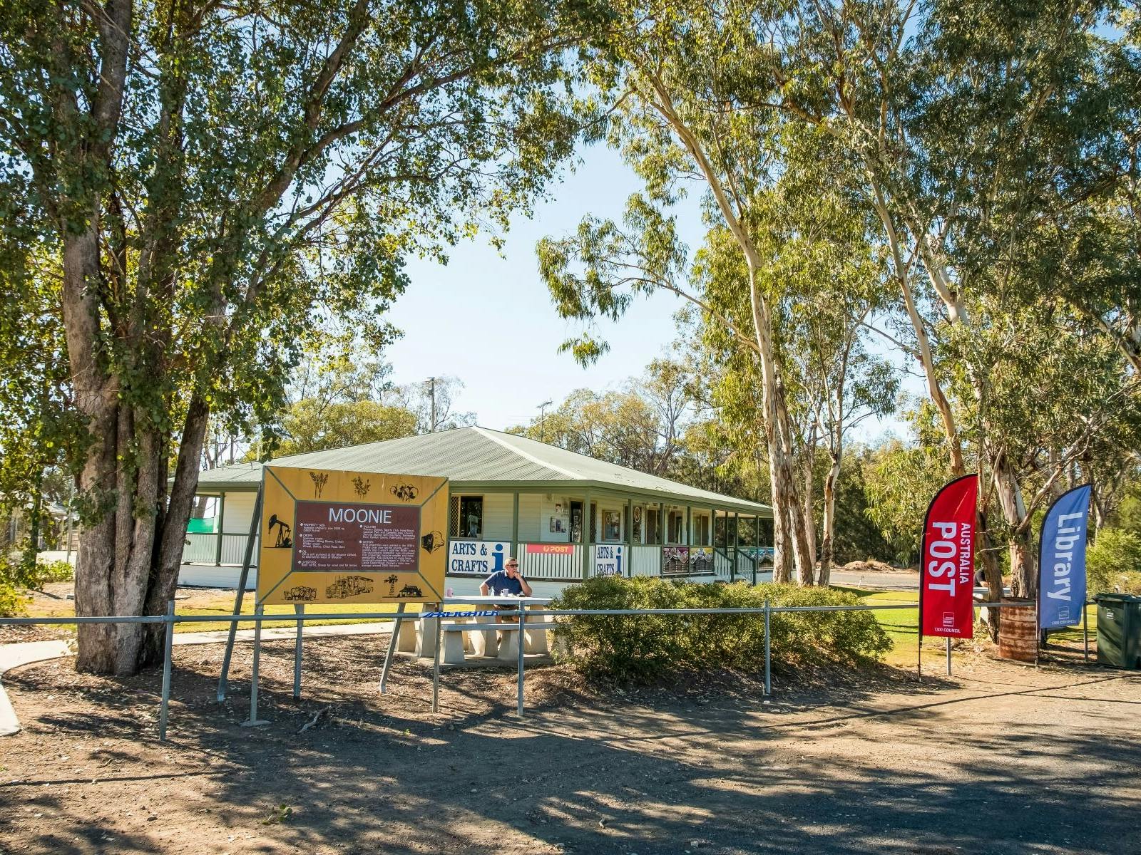 Information Centre and local Arts and Crafts. Information Centre and local Arts and Crafts.