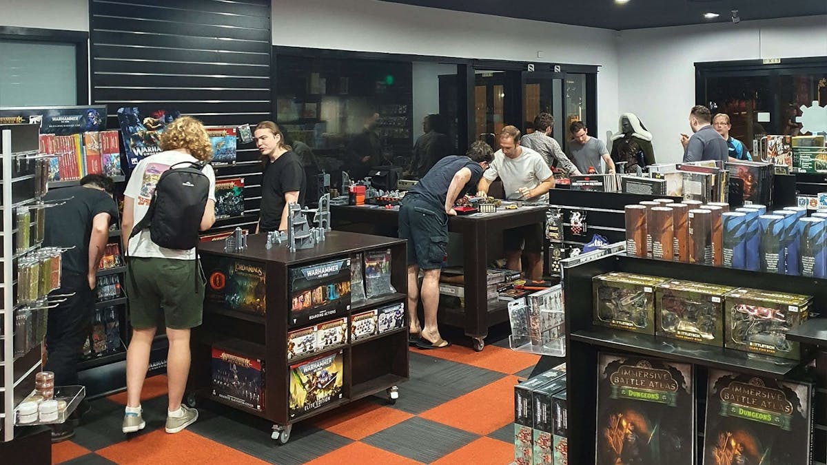 Playing Miniature Wargames at Vault Games Clayfield
