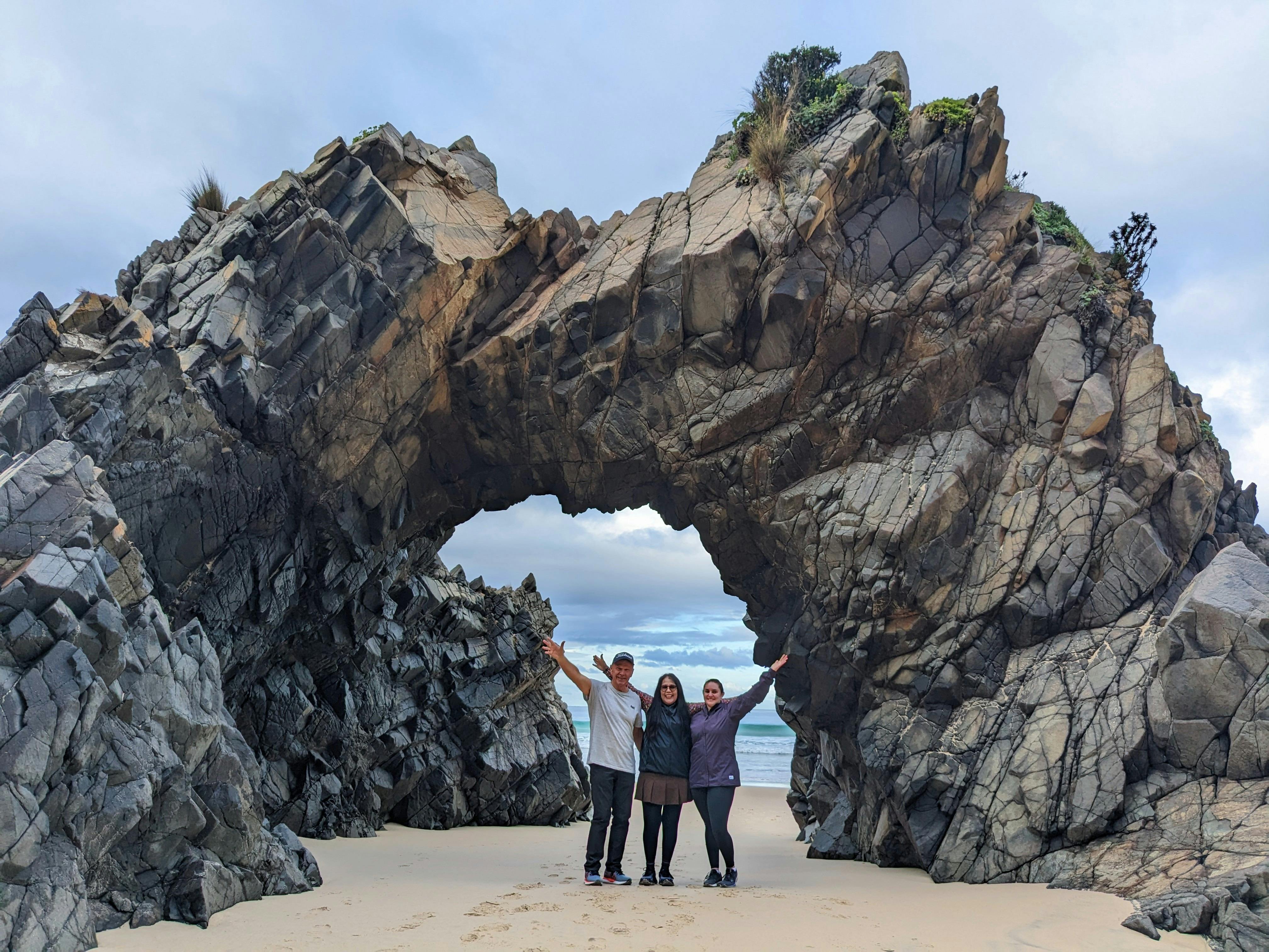 The arch Bruny island