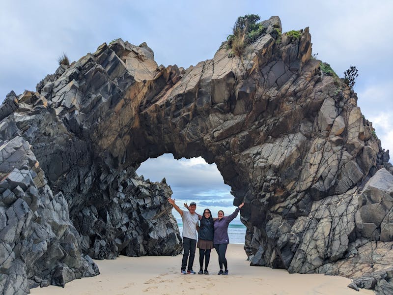 The arch Bruny island