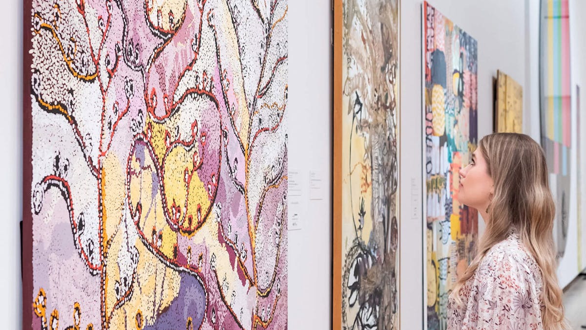 Installation view of Australian Art Collection / QAG