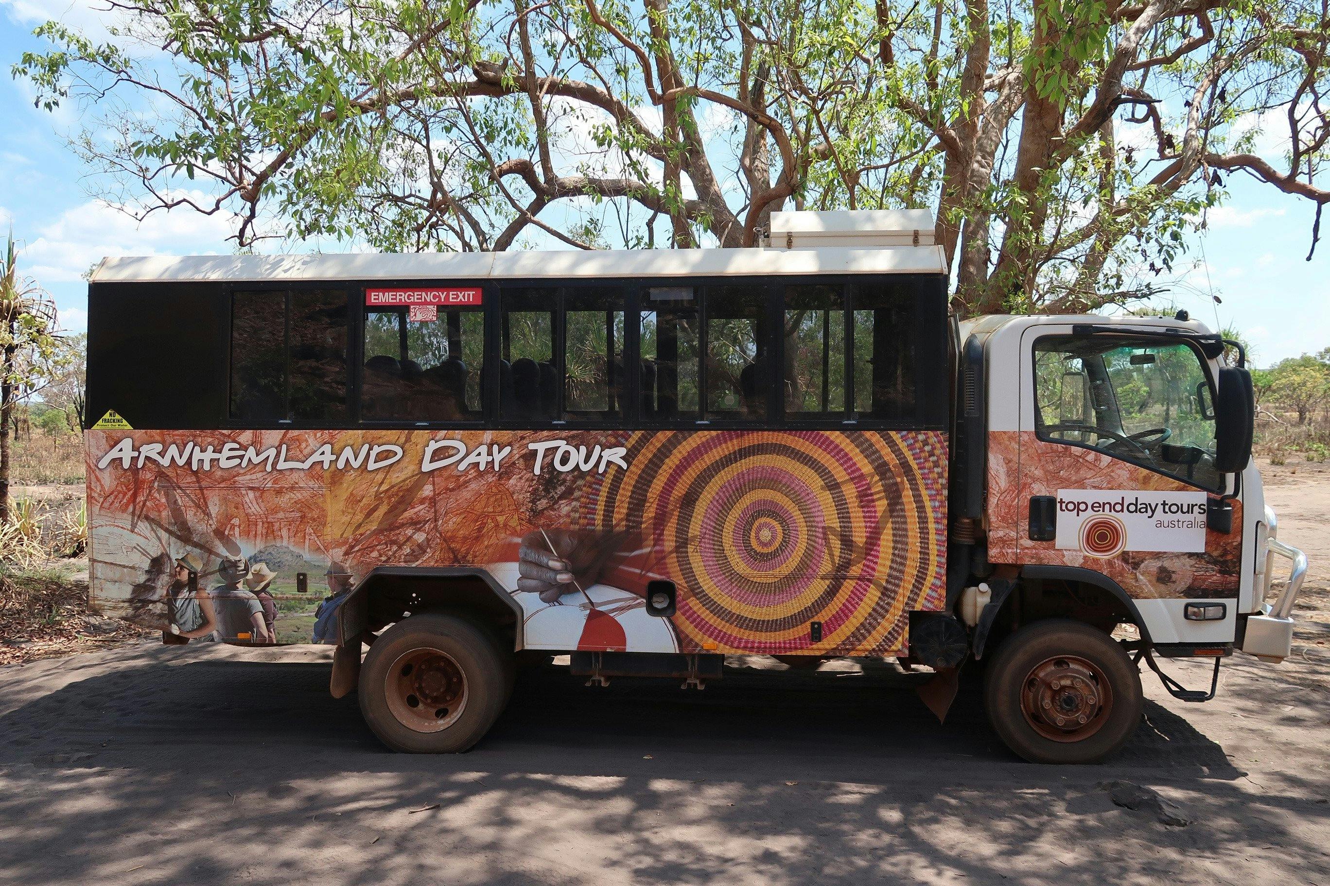 Top End Day Tours Australia four wheel drive truck